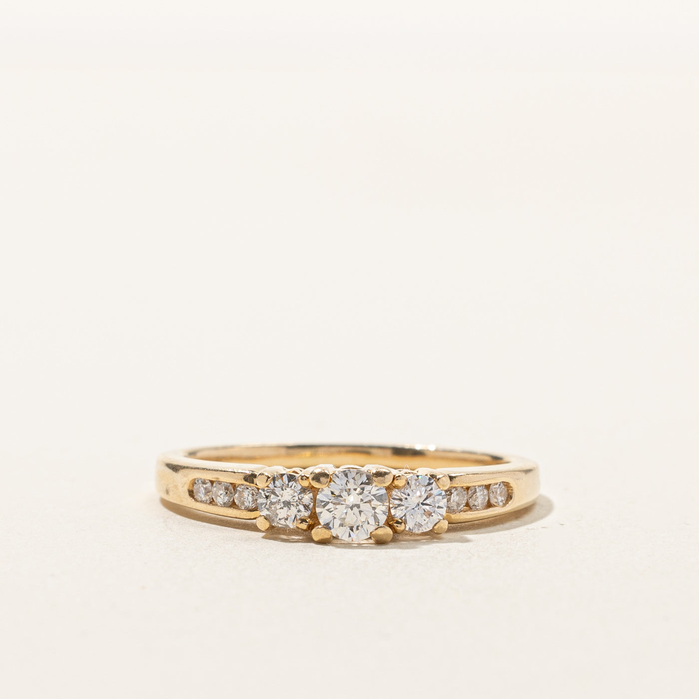 Three Stone Diamond Ring | 0.52ctw | SZ 8 |