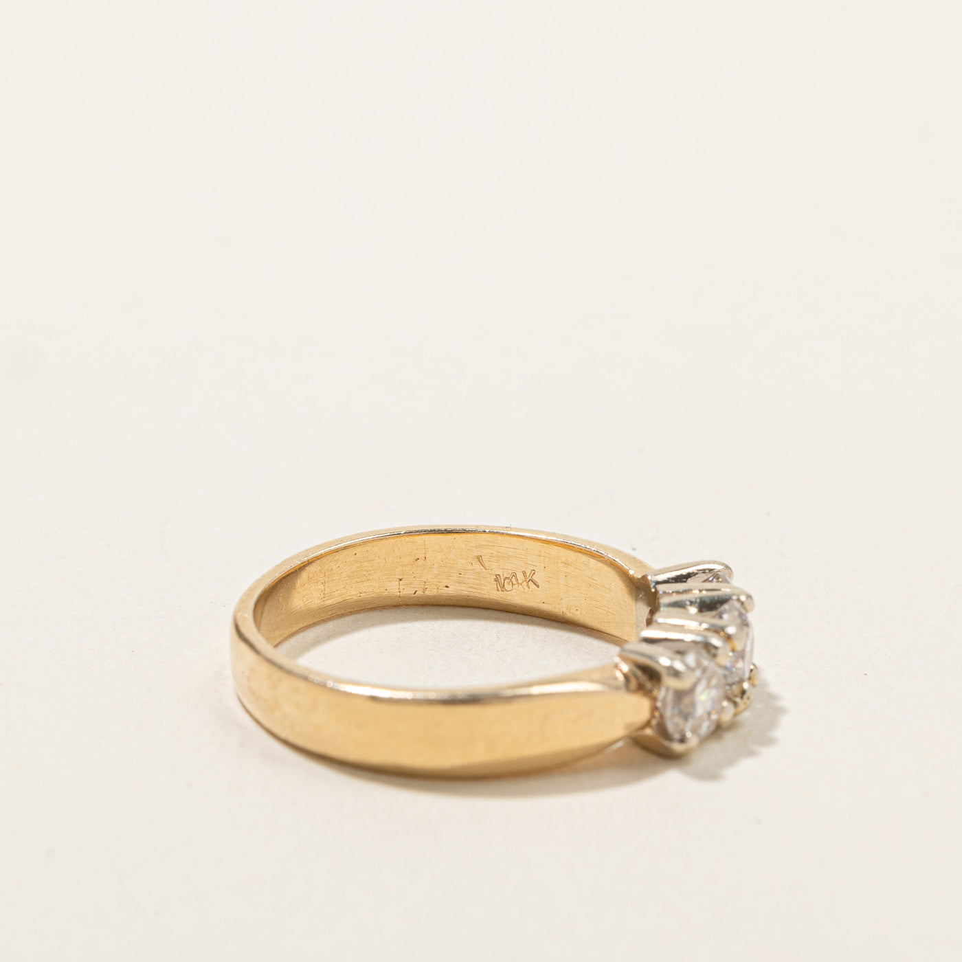 Three Stone Diamond Ring | 0.80ctw | SZ 6.5 |