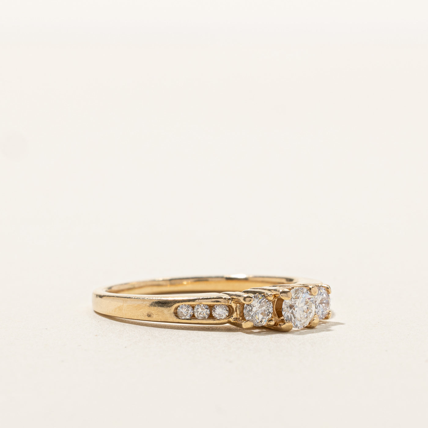 Three Stone Diamond Ring | 0.52ctw | SZ 8 |