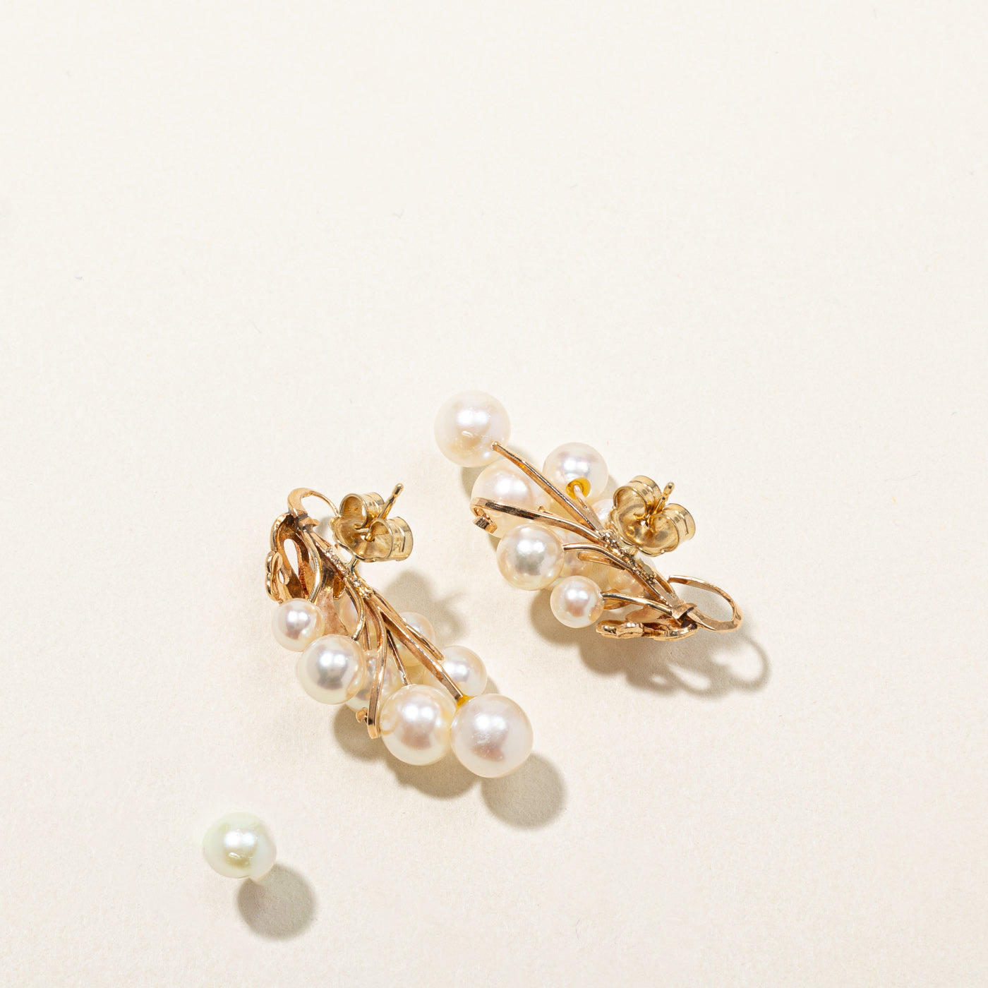 Multi Pearl Earrings