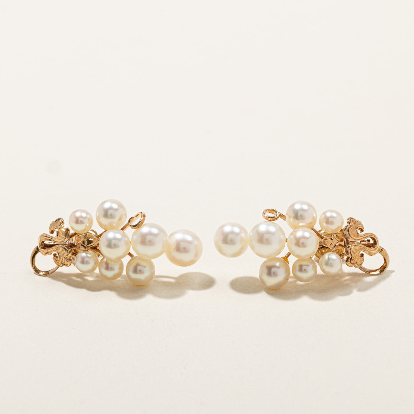 Multi Pearl Earrings