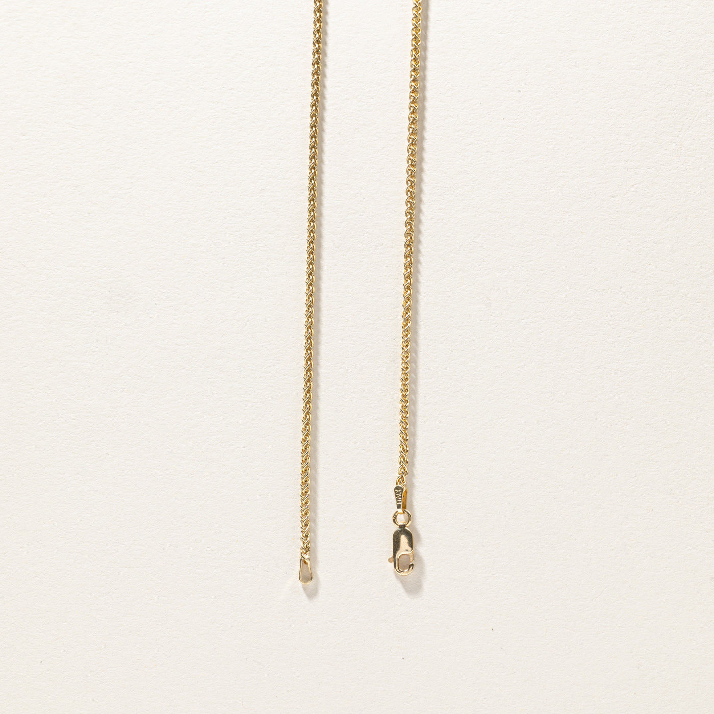 Yellow Gold Wheat Chain | 18"|