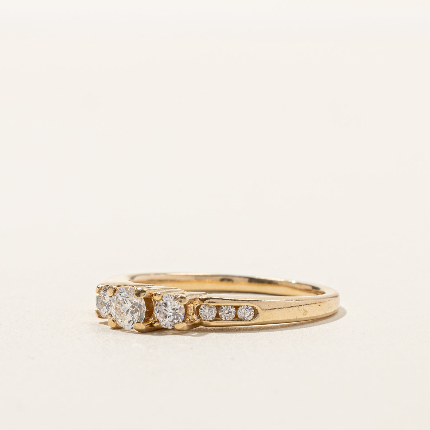 Three Stone Diamond Ring | 0.52ctw | SZ 8 |