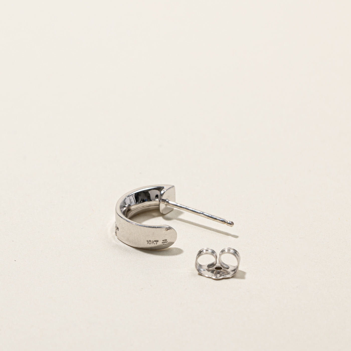 Diamond Semi Huggie Earrings | 0.12ctw |