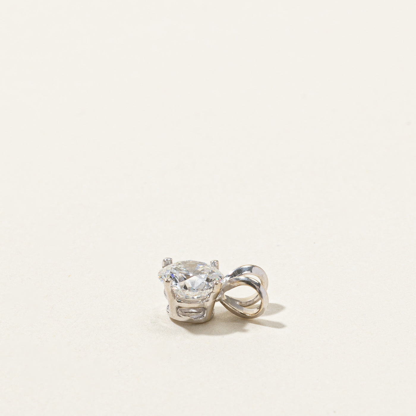 GIA Certified Solitaire Diamond Pendant | 1.03ct VS1 F |