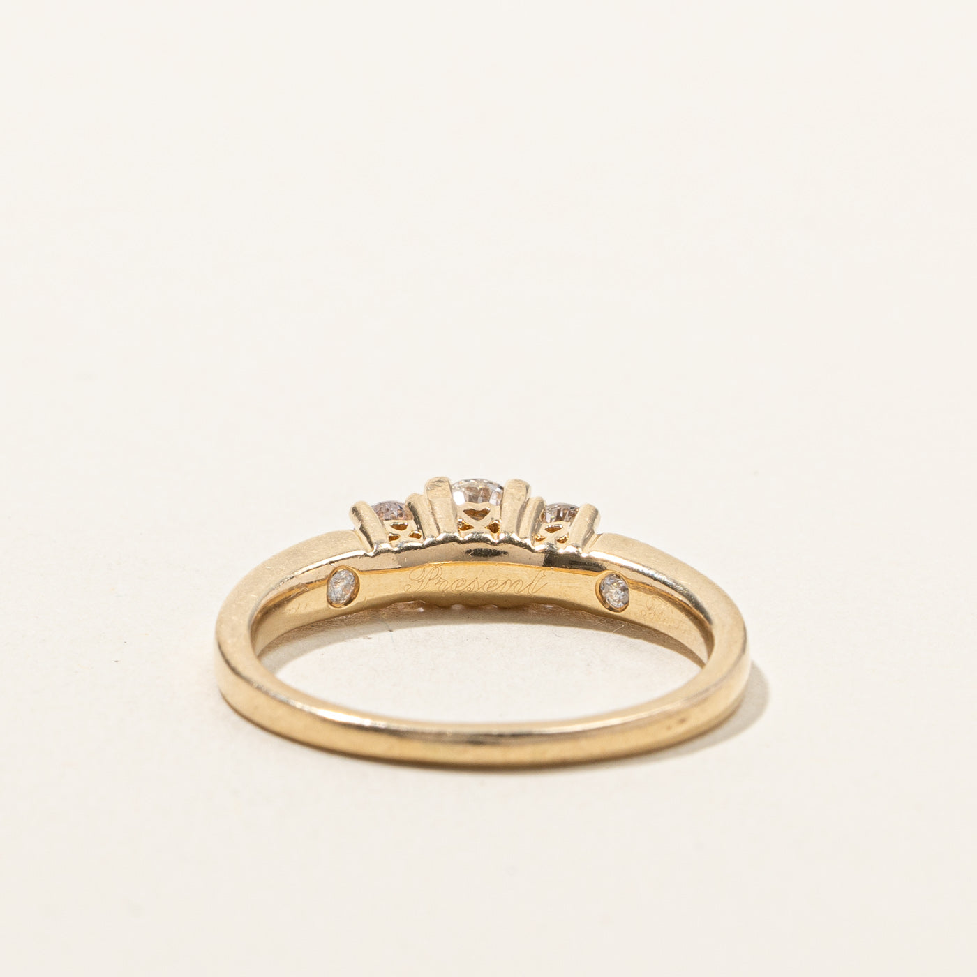 Three Stone Diamond Ring | 0.52ctw | SZ 8 |