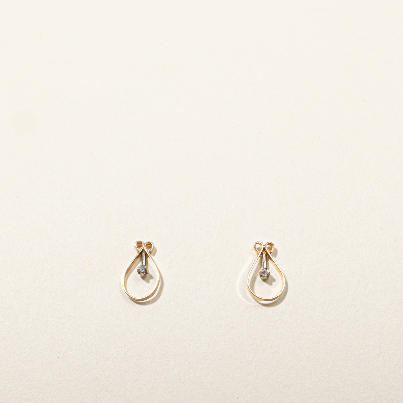 Diamond Drop Earrings | 0.02ctw |