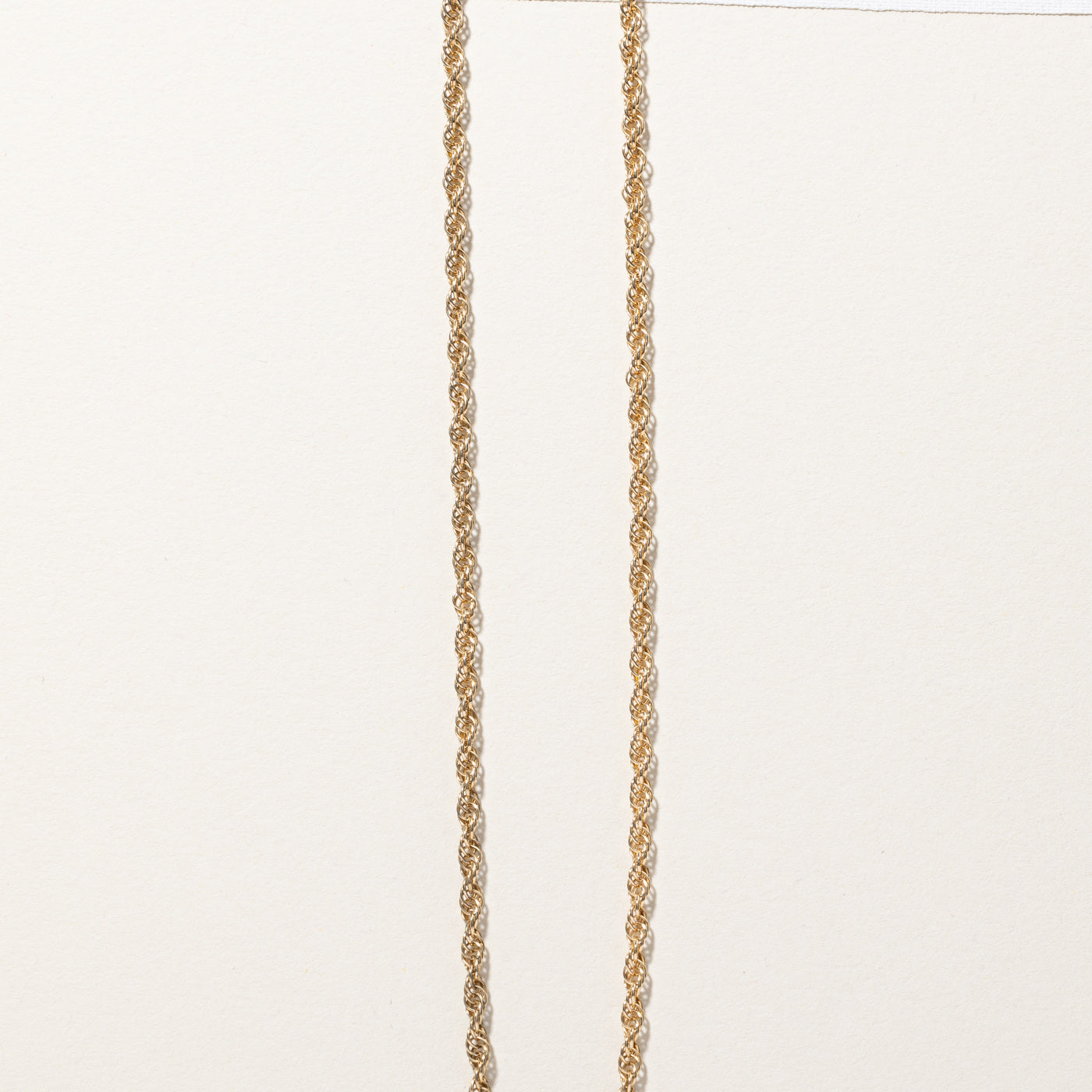 Yellow Gold Rope Chain | 16"|