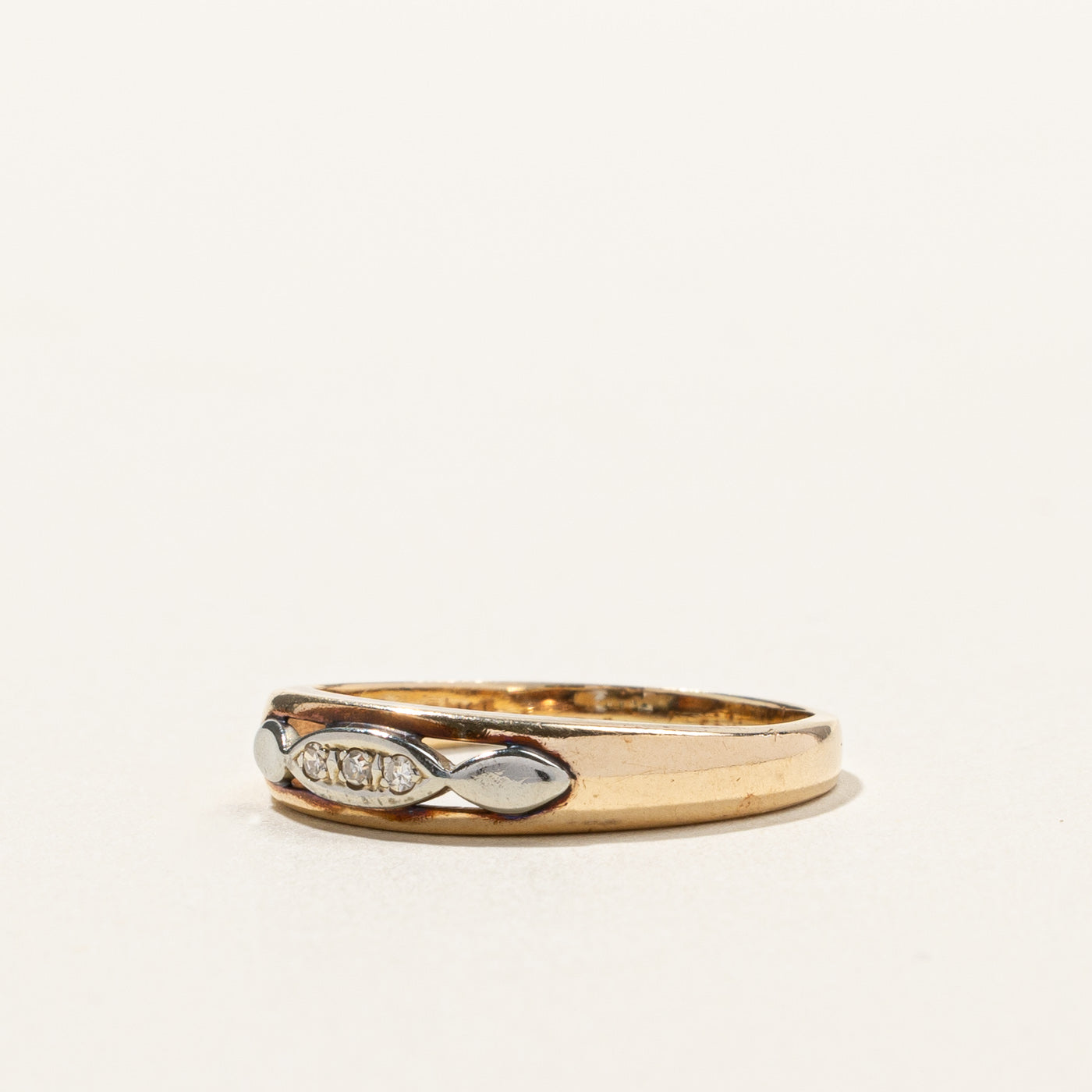 Bande de diamant | 0,03ctw | Taille 8,25 |