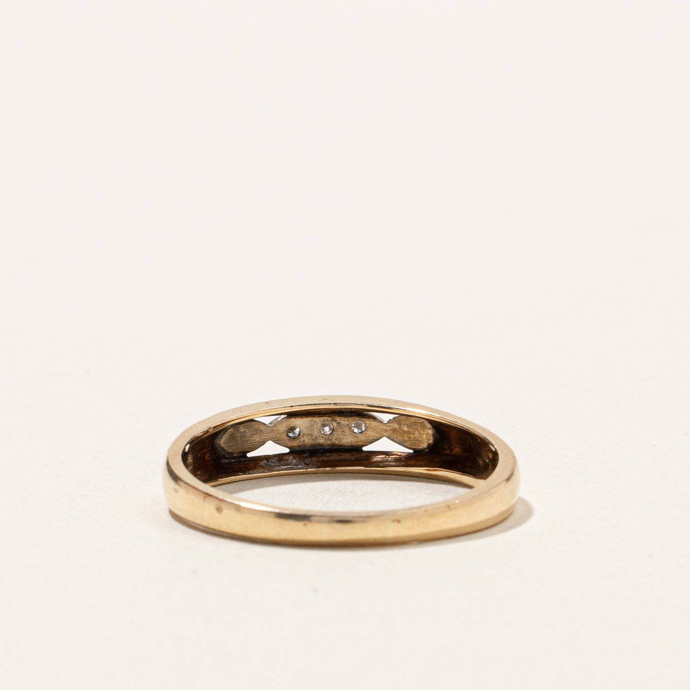 Bande de diamant | 0,03ctw | Taille 8,25 |