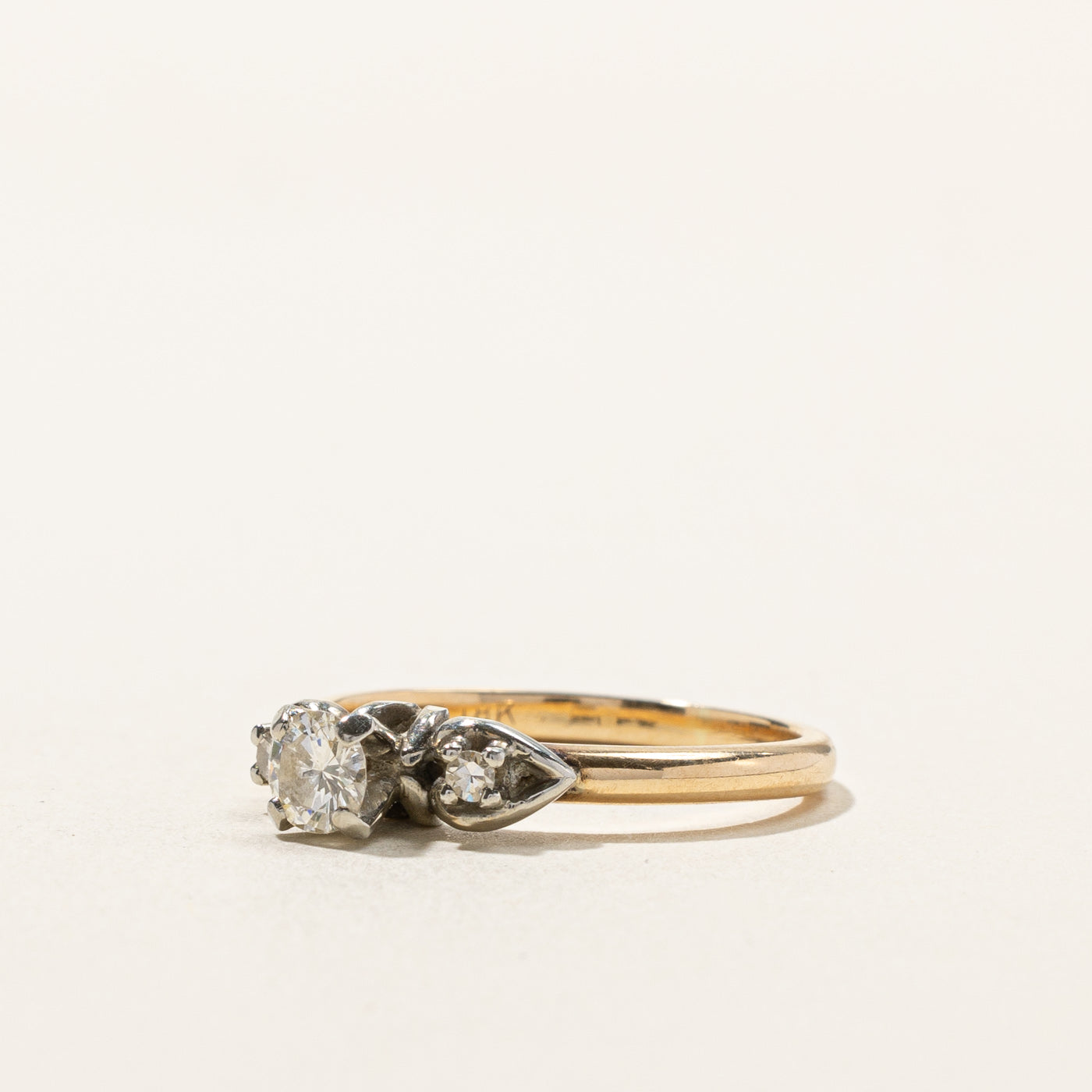 High Set Diamond Ring | 0.27ctw | SZ 5 |