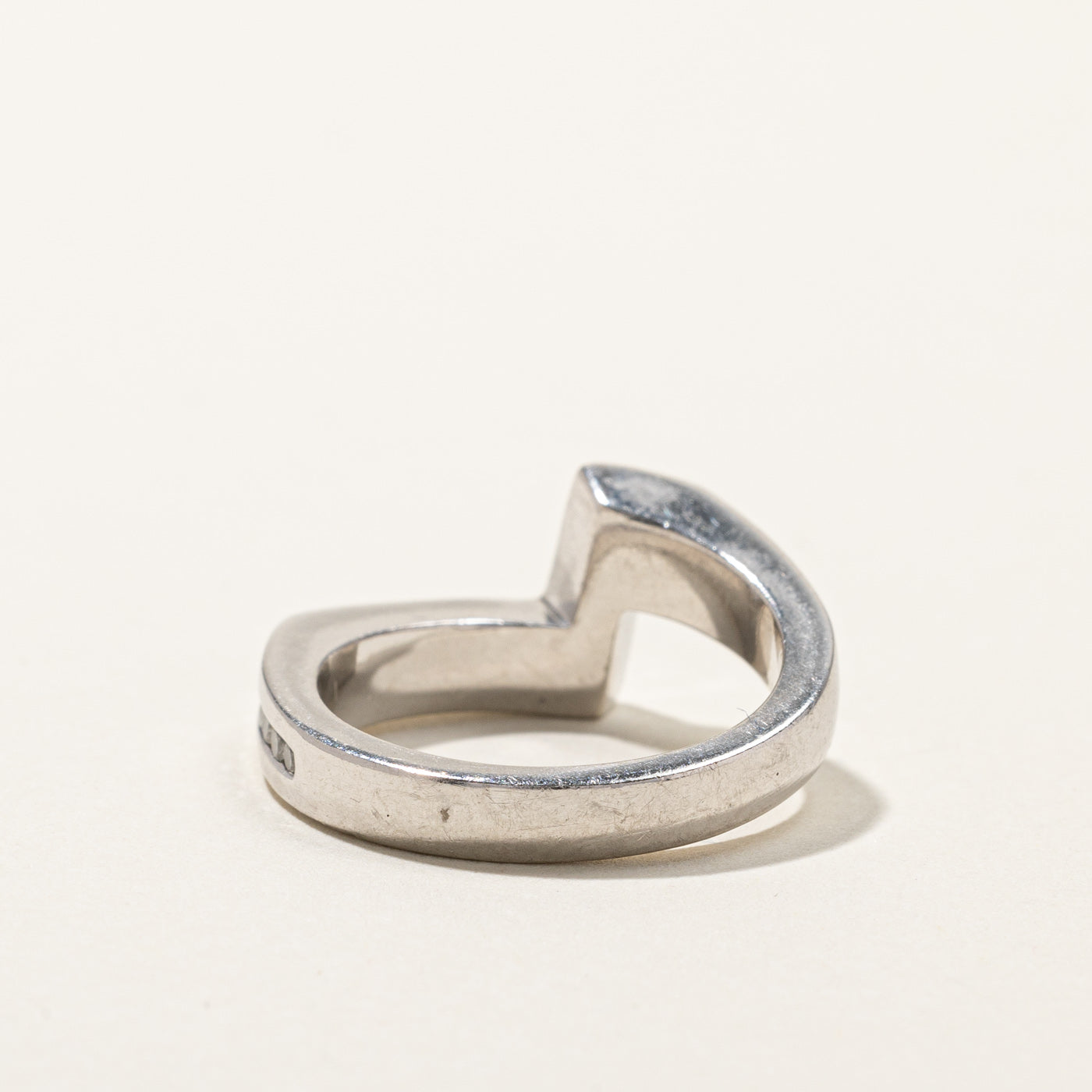 Channel Diamond Offset Ring | 0.48ctw | SZ 6.75 |