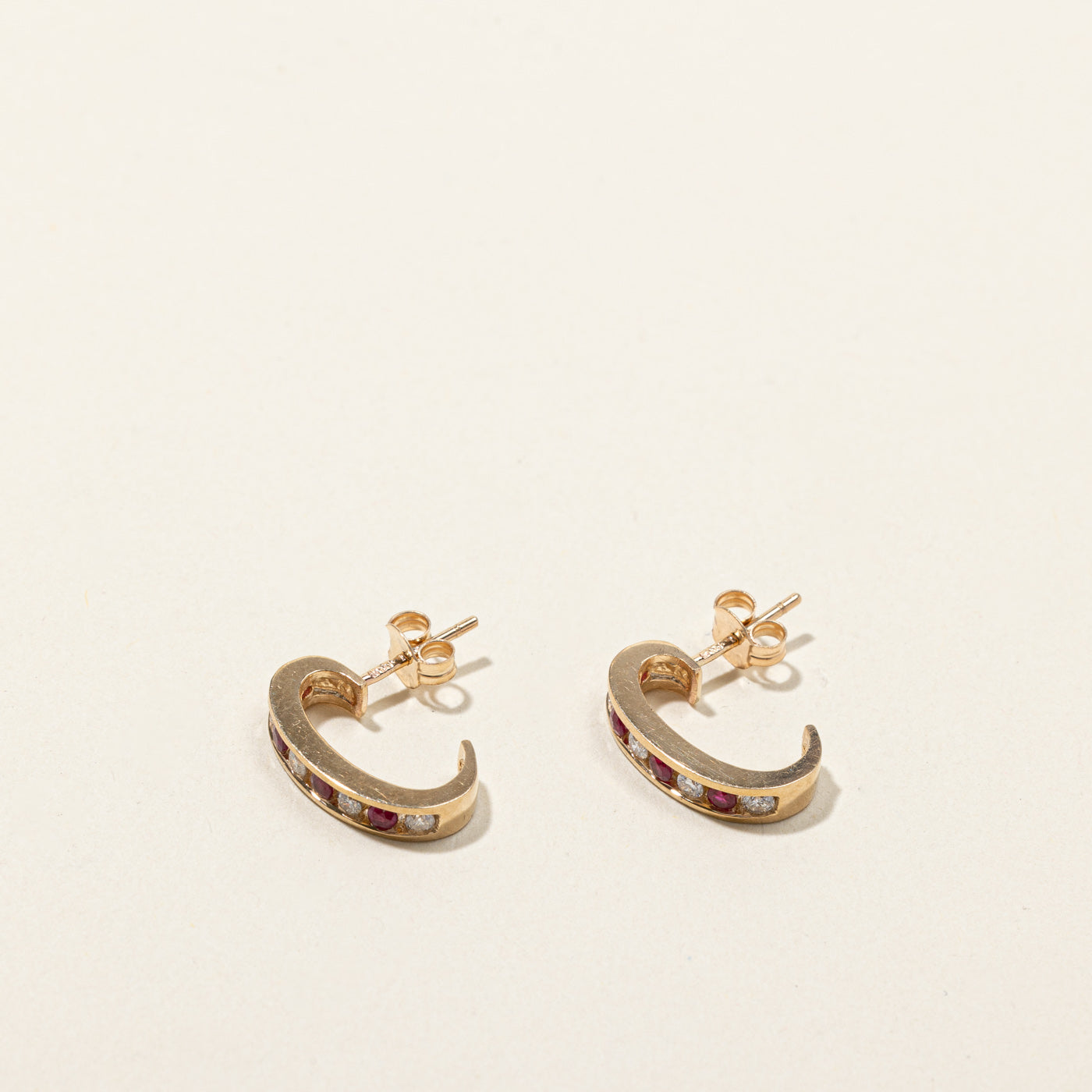 Ruby & Diamond Earrings | 0.24ctw | 0.24ctw |
