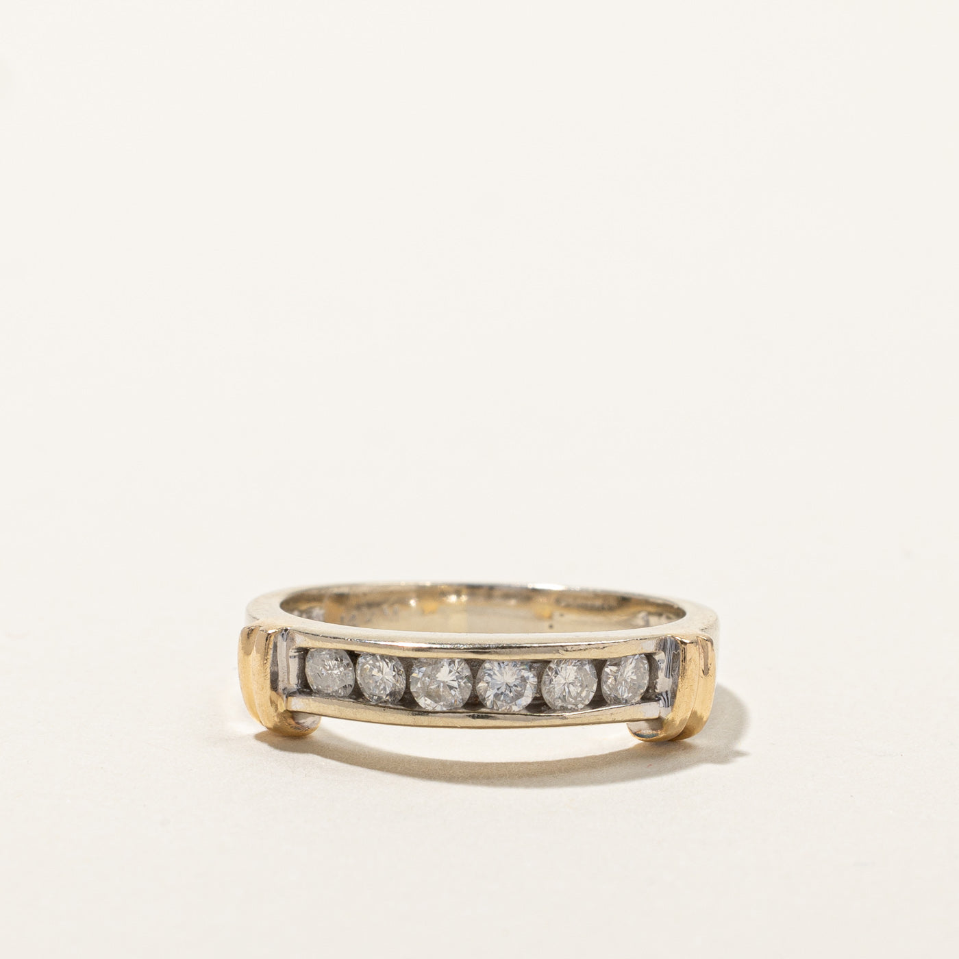 Channel Set Diamond Ring | 0.48ctw | SZ 7.75 |