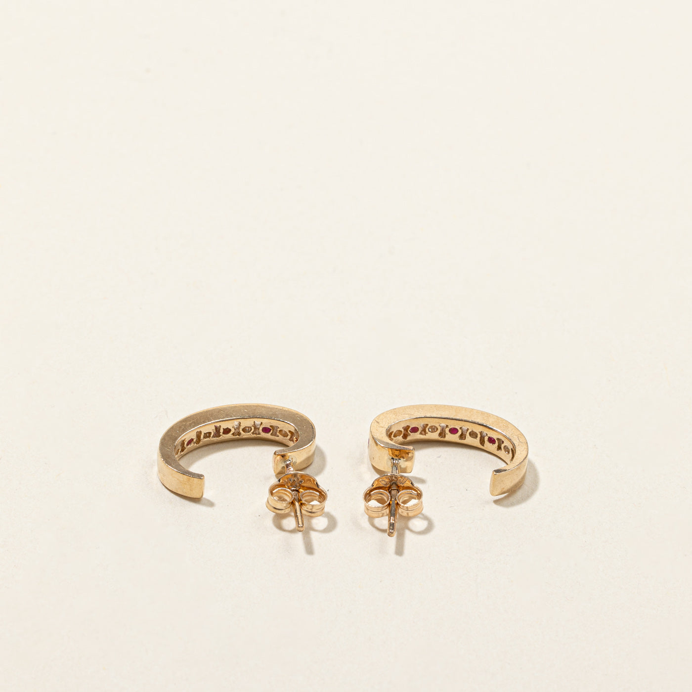 Ruby & Diamond Earrings | 0.24ctw | 0.24ctw |