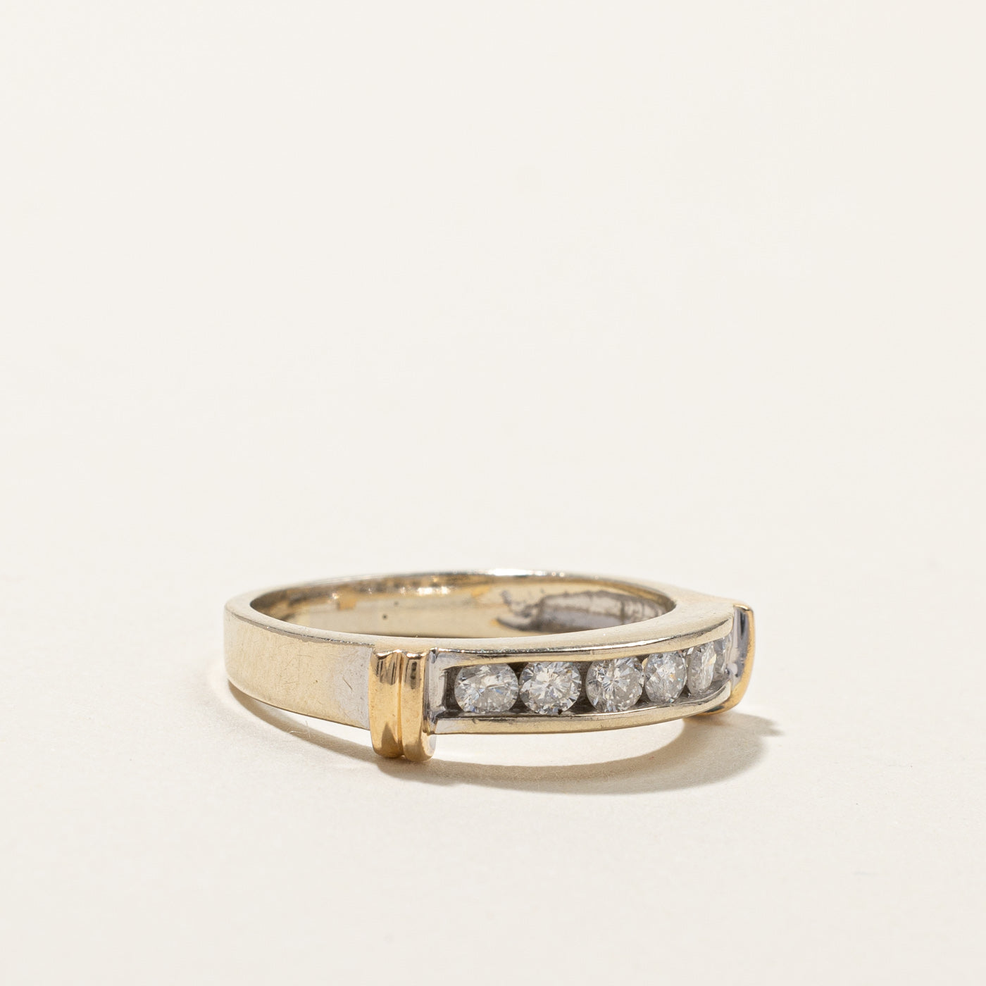 Channel Set Diamond Ring | 0.48ctw | SZ 7.75 |