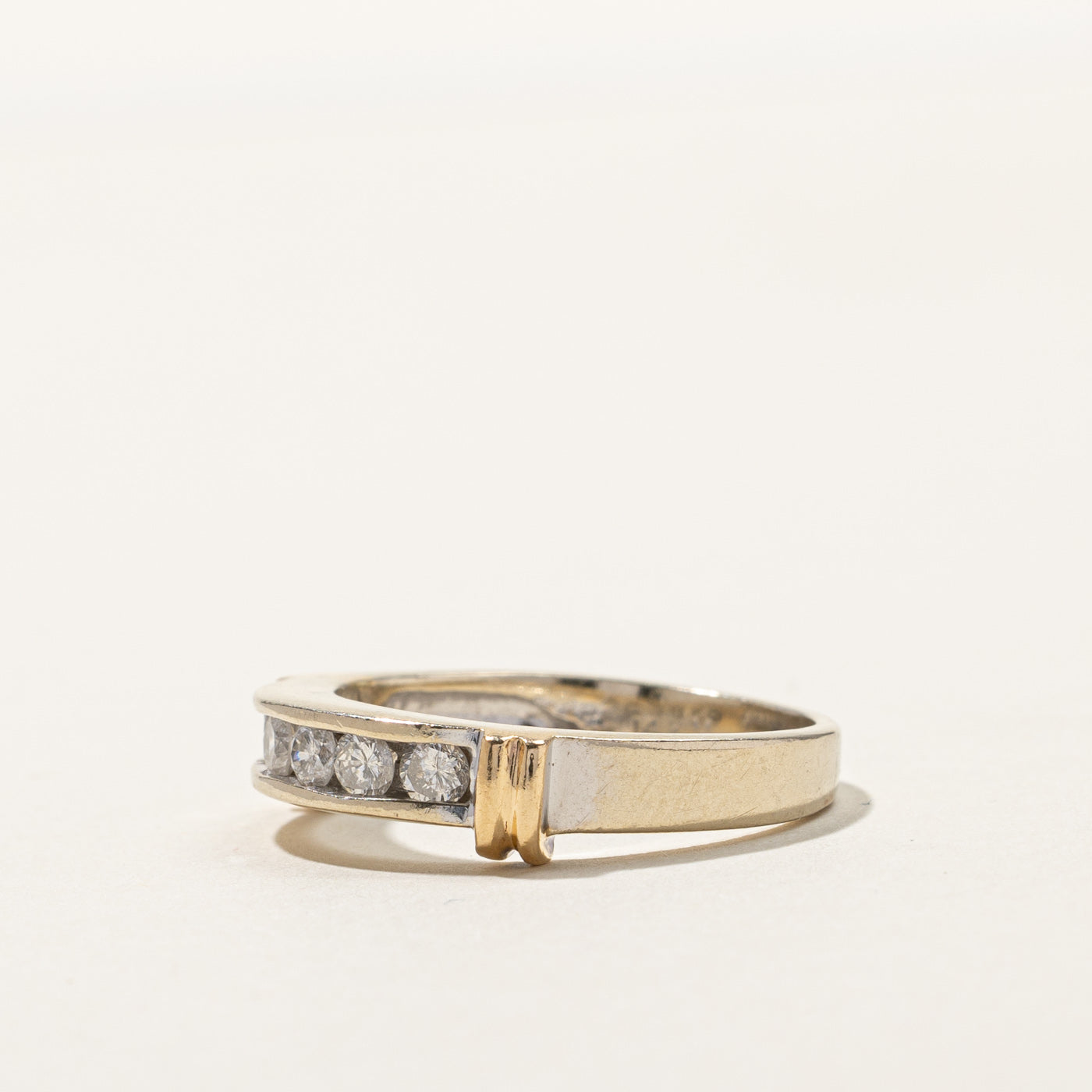 Channel Set Diamond Ring | 0.48ctw | SZ 7.75 |