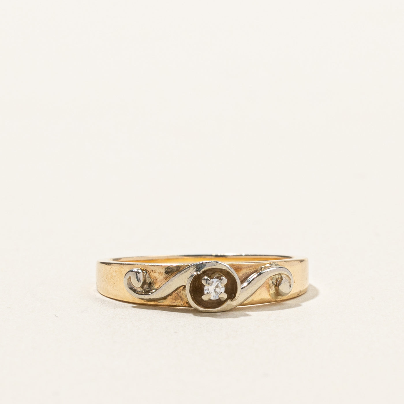 Alliance en or et diamants | 0,02 ct | Taille 6,25 |