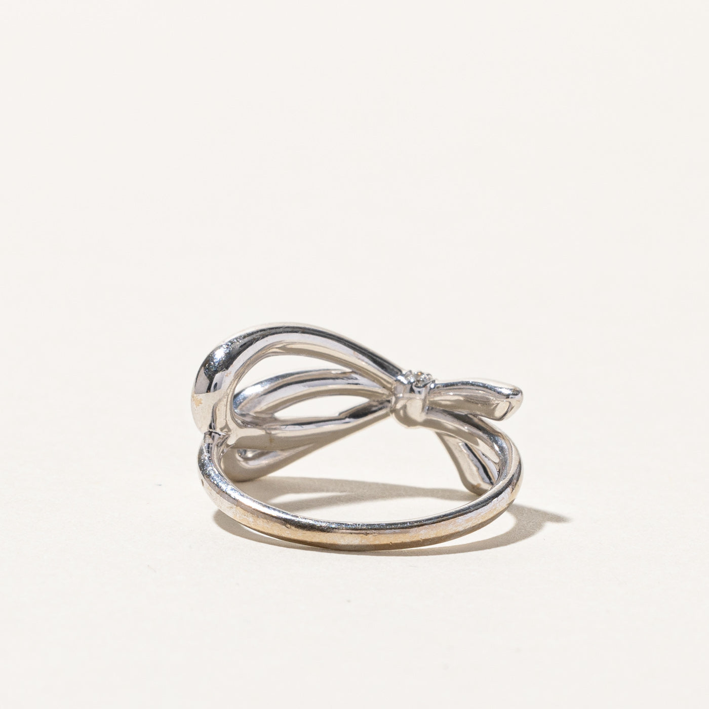 Diamond Bow Ring | 0.04ctw | SZ 6.75 |