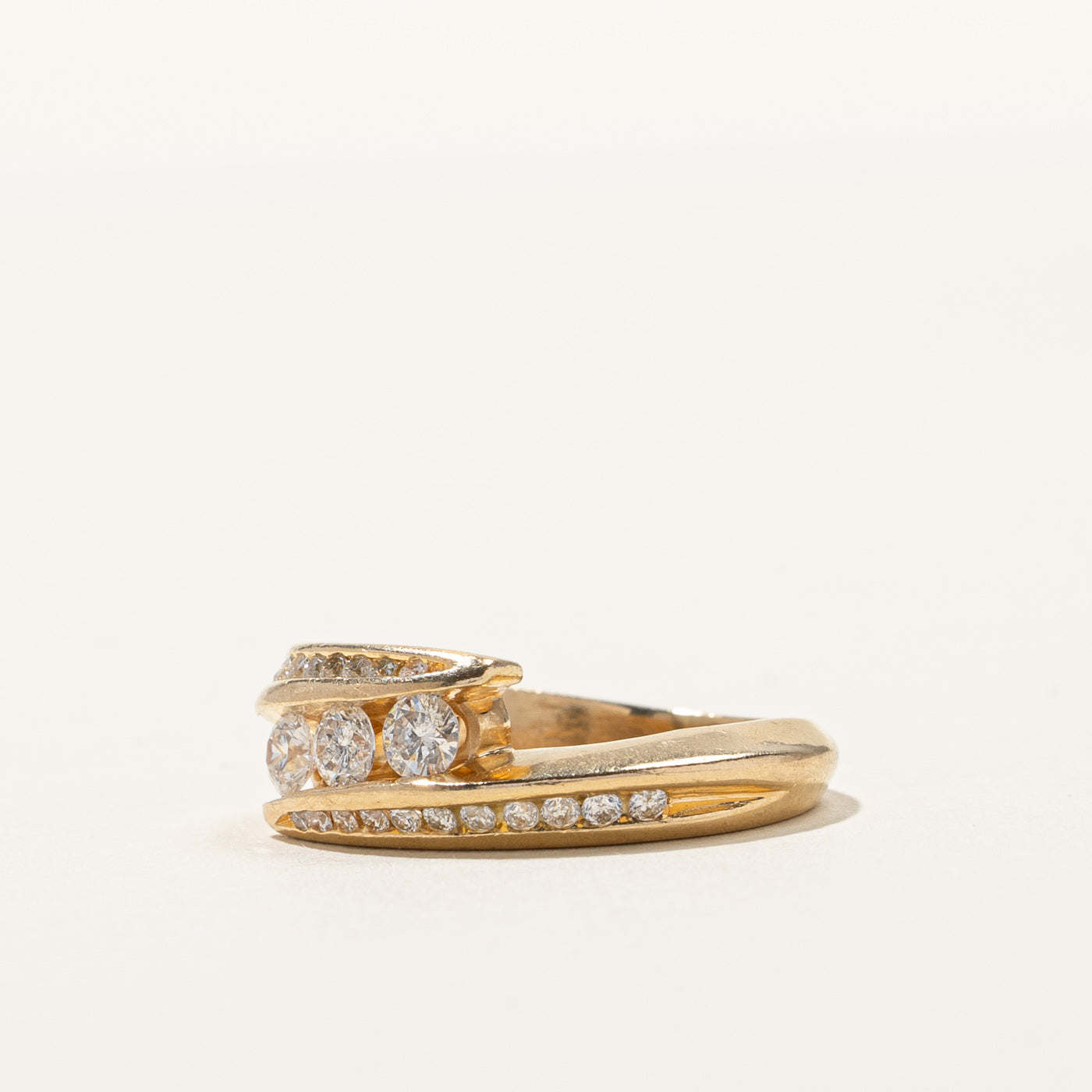 Bypass Diamond Ring | 0.47ctw | SZ 4.25 |