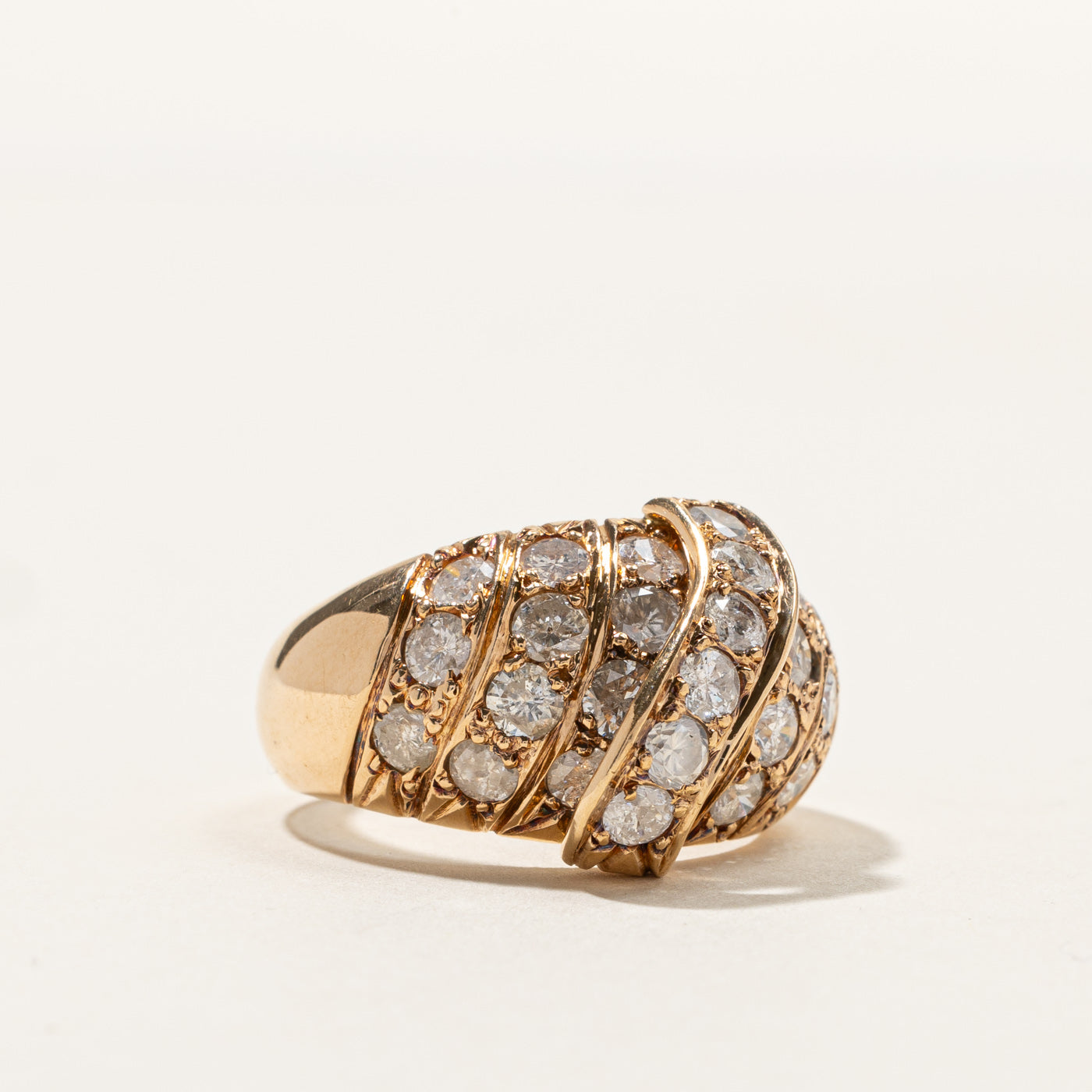 Cluster Set Diamond Dome Ring | 2.24ctw | SZ 8.25 |