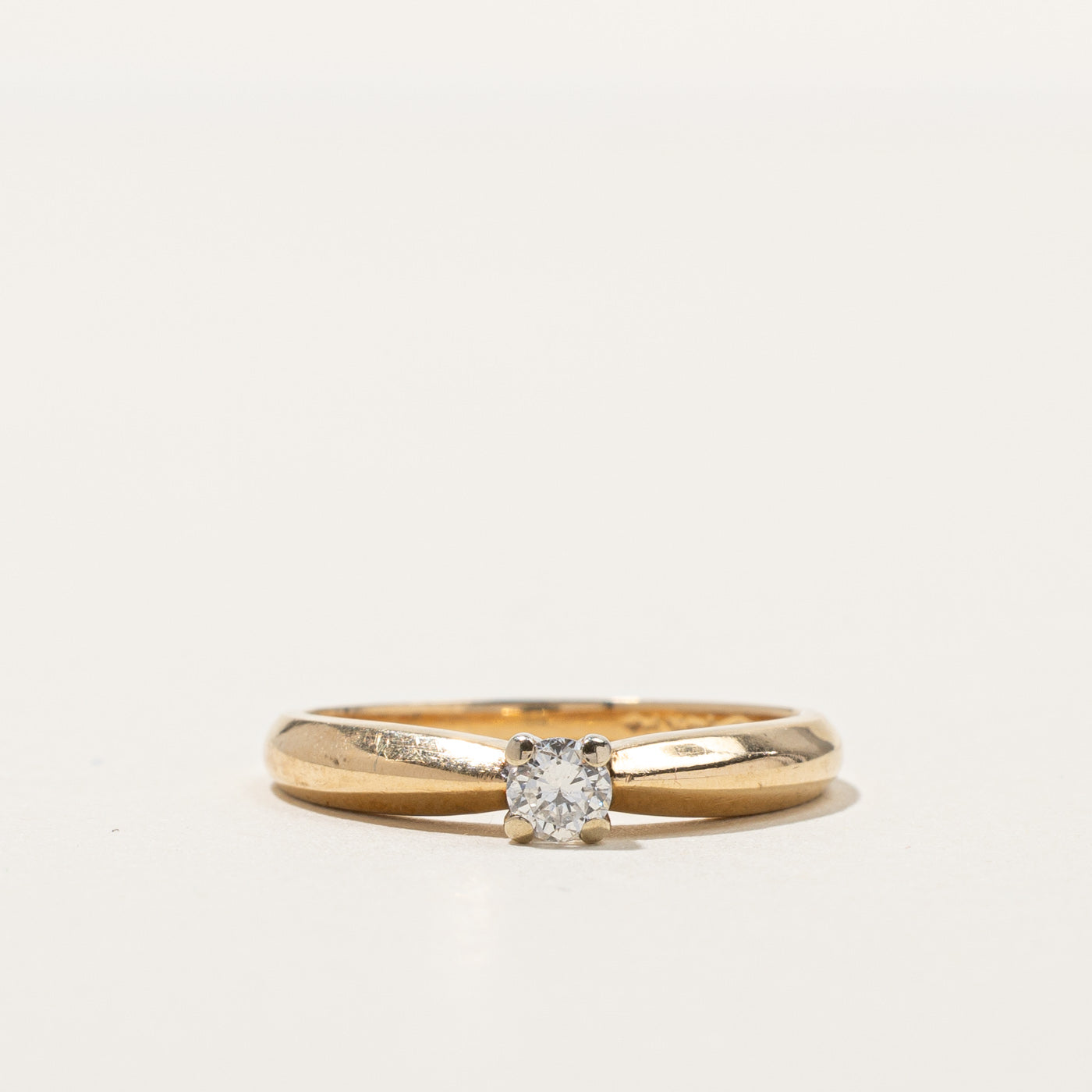 Solitaire Diamond Ring | 0.14ct | SZ 6 |