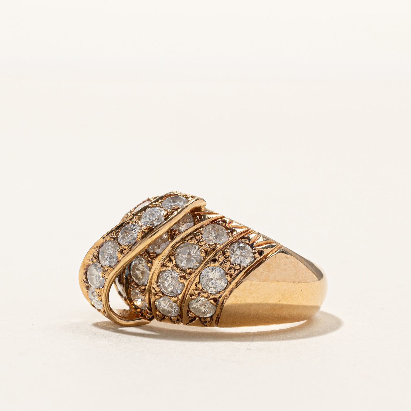 Cluster Set Diamond Dome Ring | 2.24ctw | SZ 8.25 |