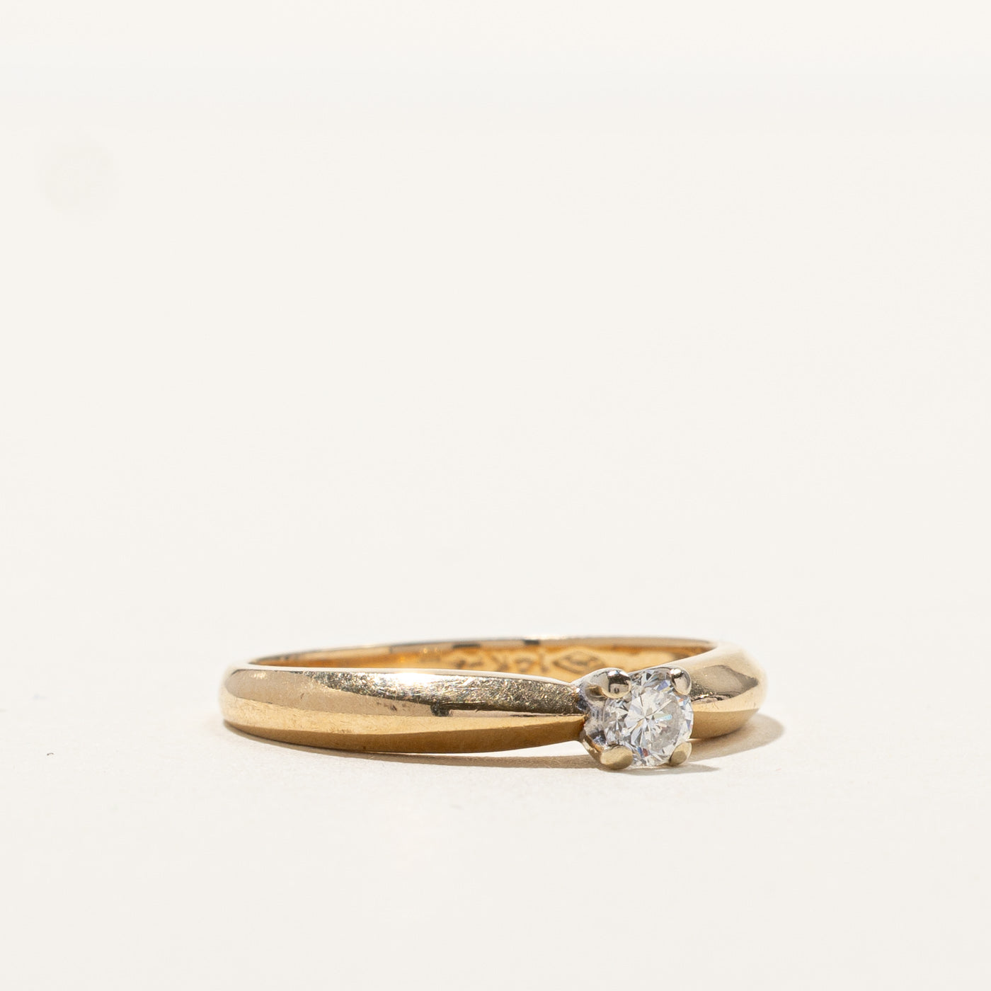Solitaire Diamond Ring | 0.14ct | SZ 6 |