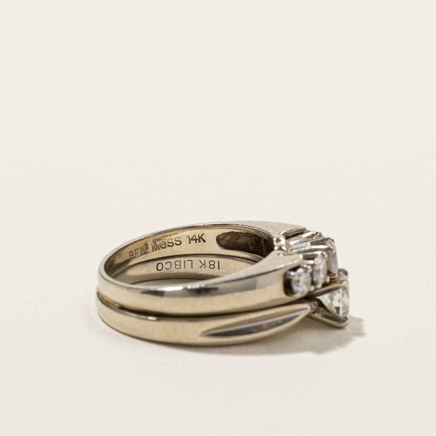 Alliance sertie de diamants | 0,83 ct | Taille 5,25 |