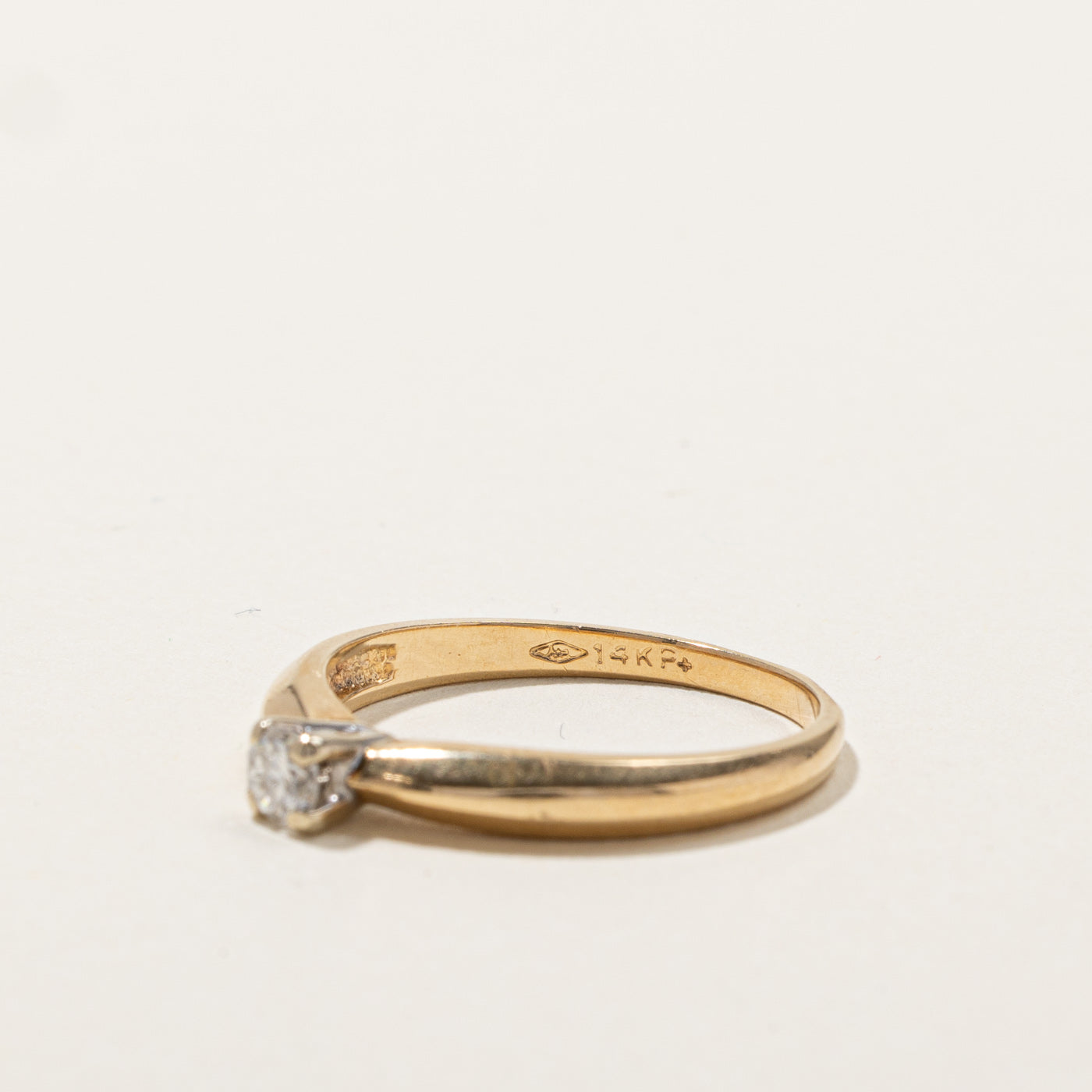 Solitaire Diamond Ring | 0.14ct | SZ 6 |