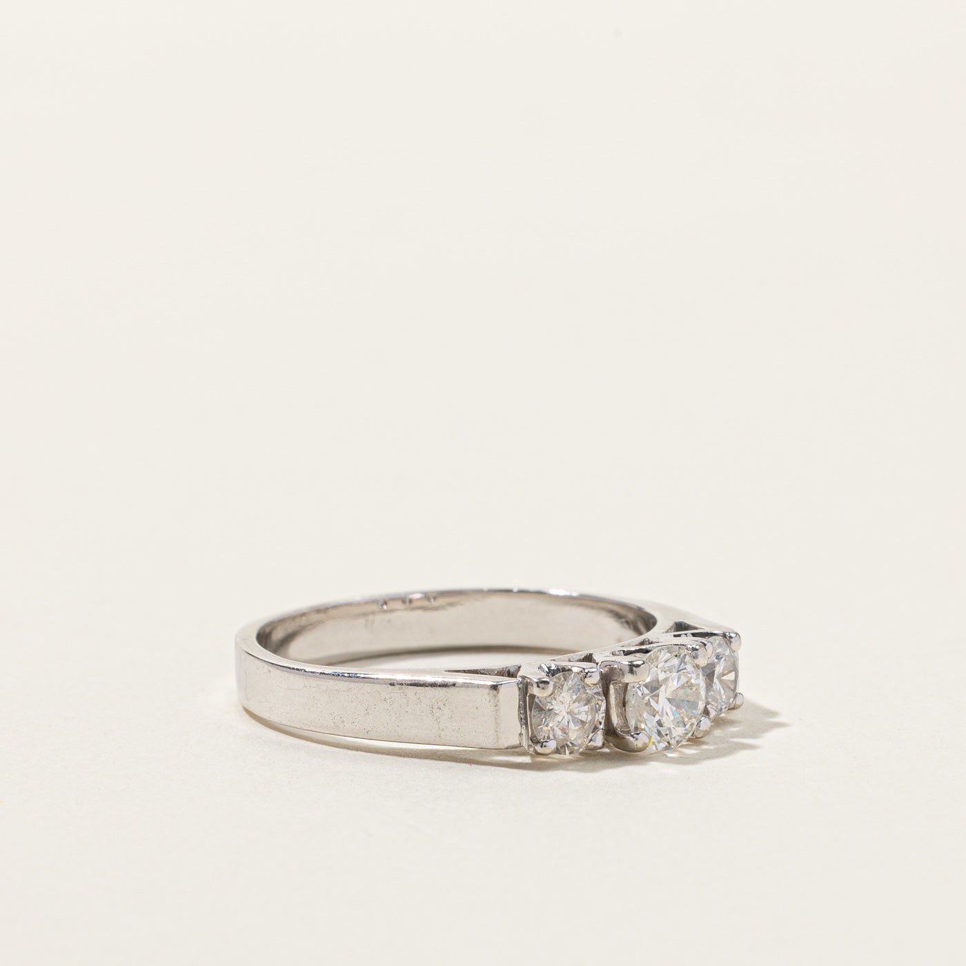 Three Stone Diamond Ring | 1.02ctw | SZ 9.75 |