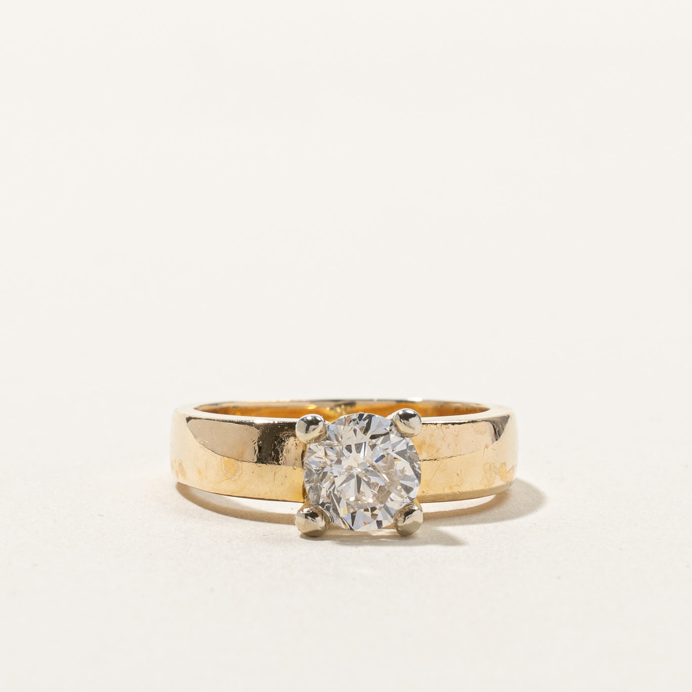 Prong Set Diamond Engagement Ring | 1.05ct I2 I/J | SZ 6 |