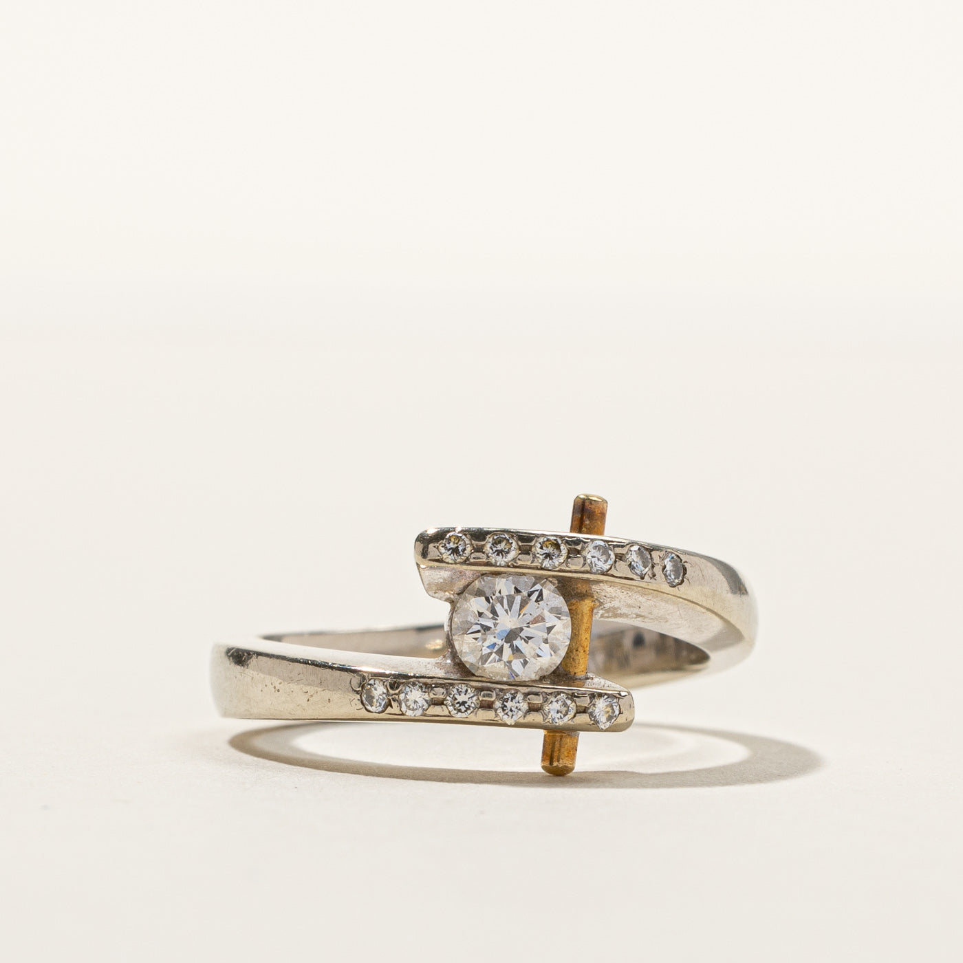 Bypass Canadian Diamond Ring | 0.44ctw | SZ 6.5 |