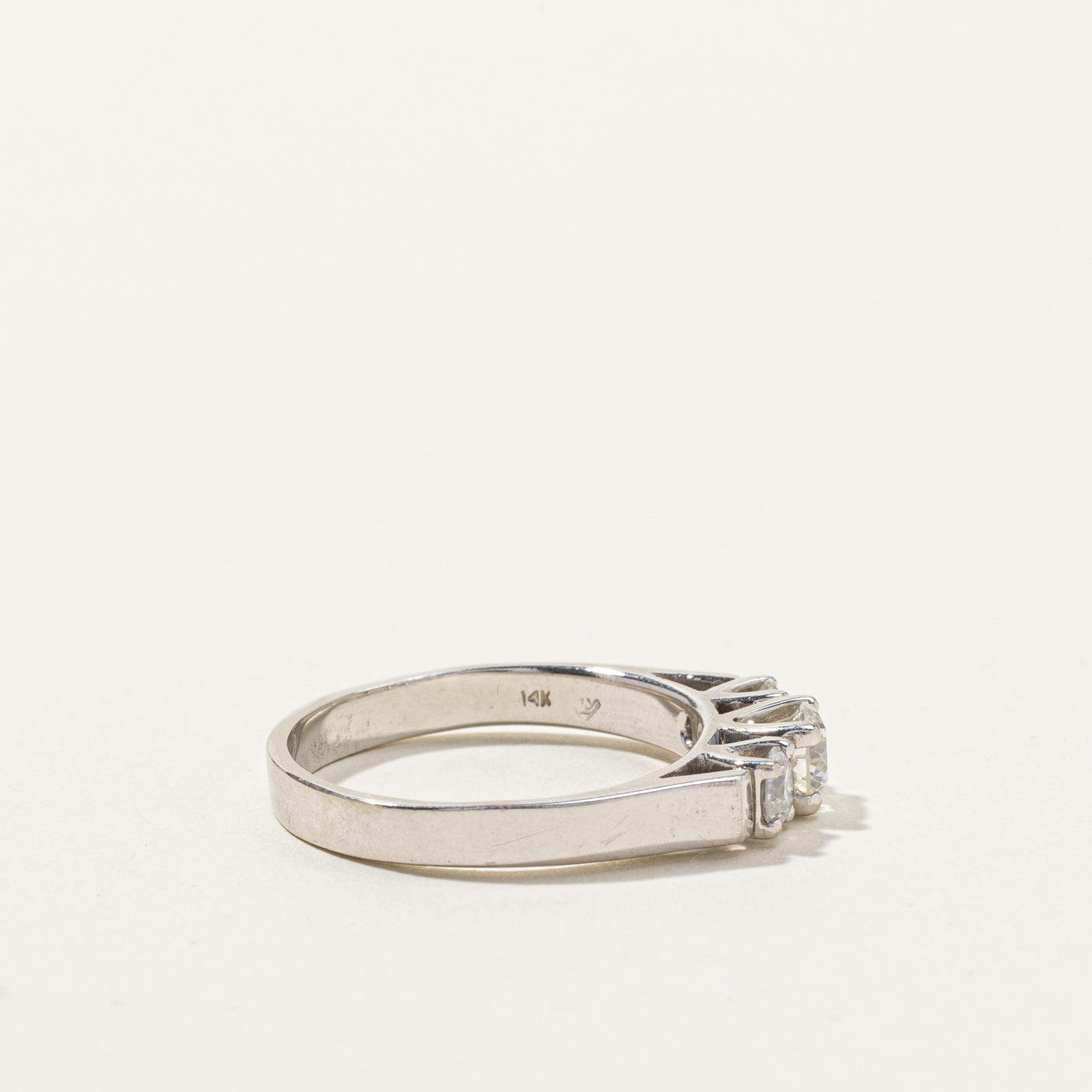 Three Stone Diamond Ring | 1.02ctw | SZ 9.75 |