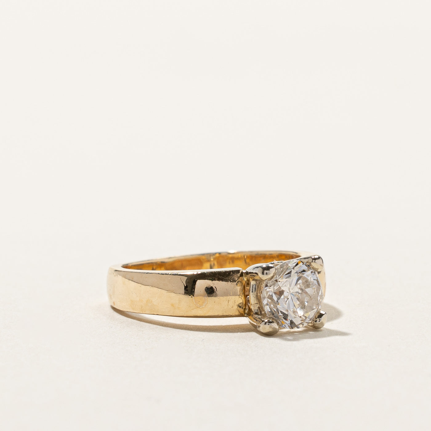 Prong Set Diamond Engagement Ring | 1.05ct I2 I/J | SZ 6 |