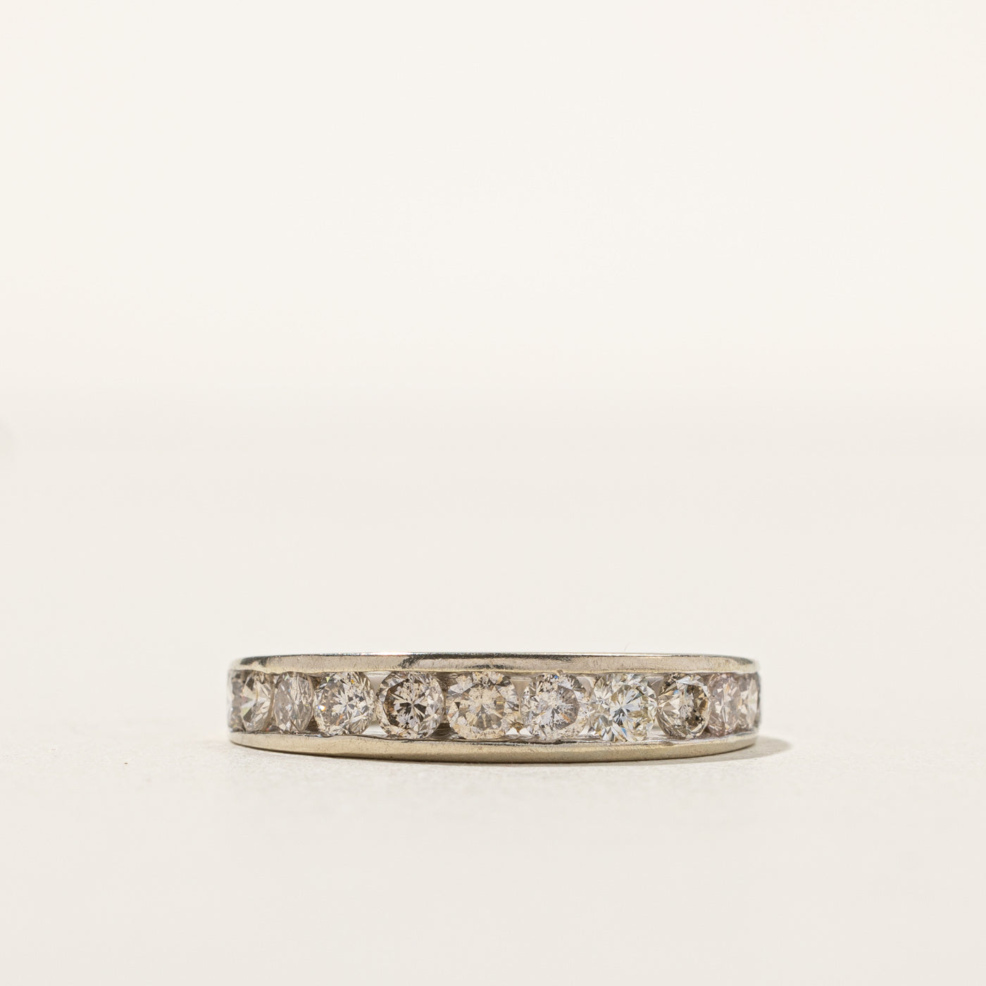 Channel Set Semi Eternity Diamond Band | 0.78ctw | SZ 7.25 |