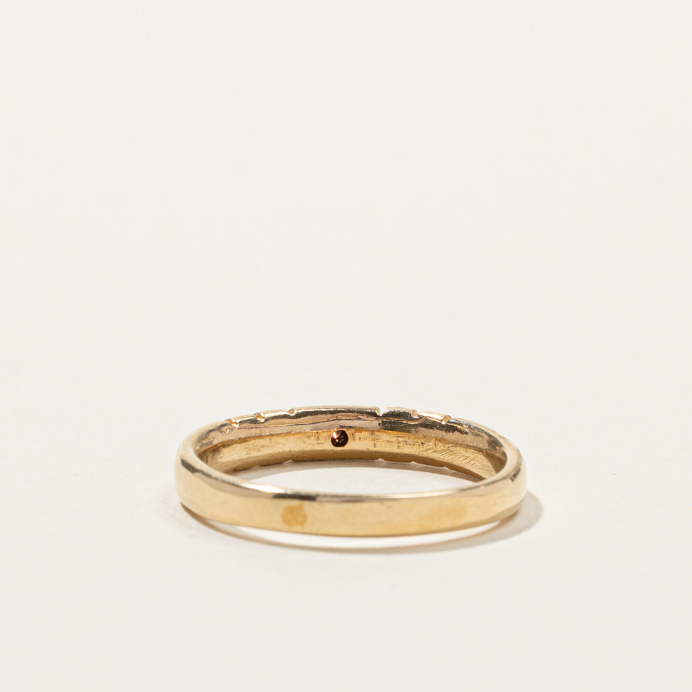 Flush Set Diamond Band | 0.01ct | SZ 8.5 |