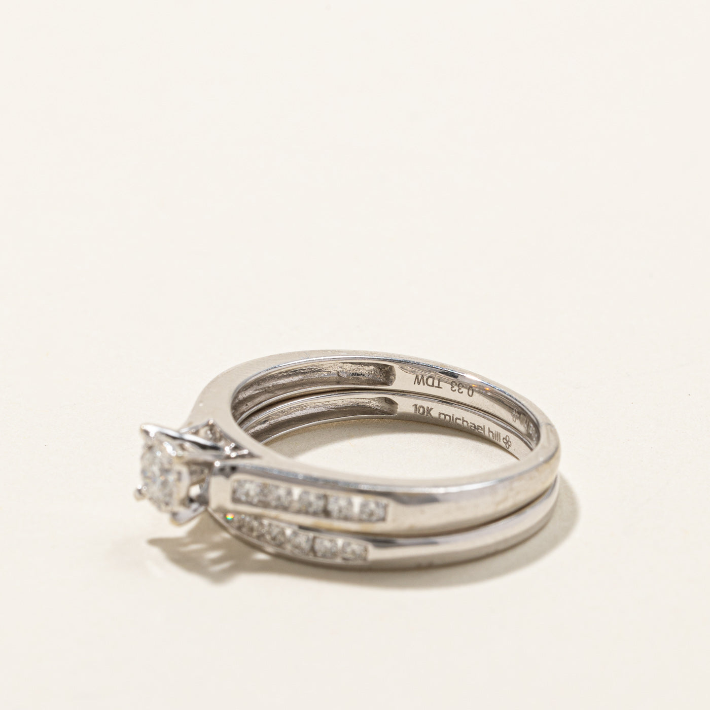 Channel Set Diamond Wedding Set | 0.50ctw | SZ 7.5 |