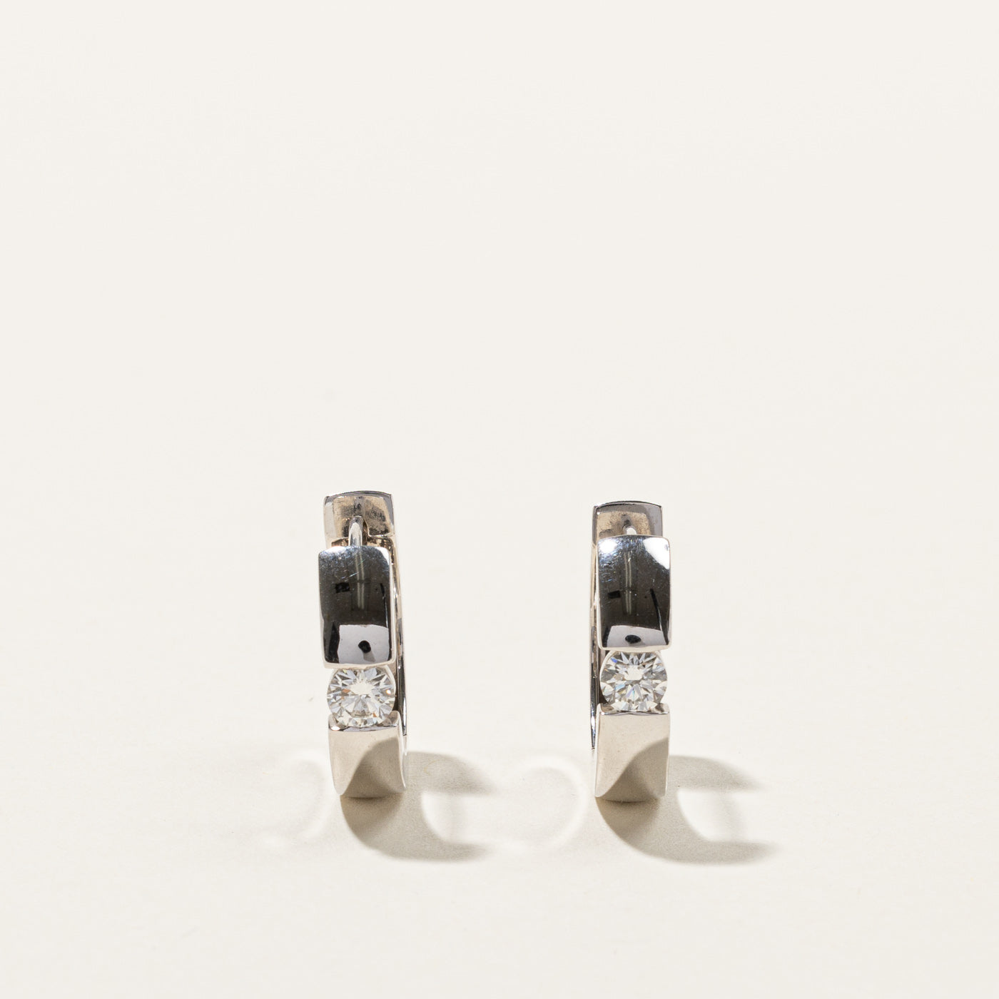 Canadian Diamond Huggie Earrings | 0.50ctw |