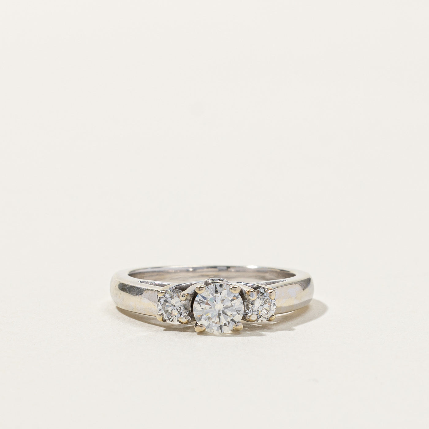 Three Stone Diamond Engagement Ring | 0.77ctw | SZ 7 |