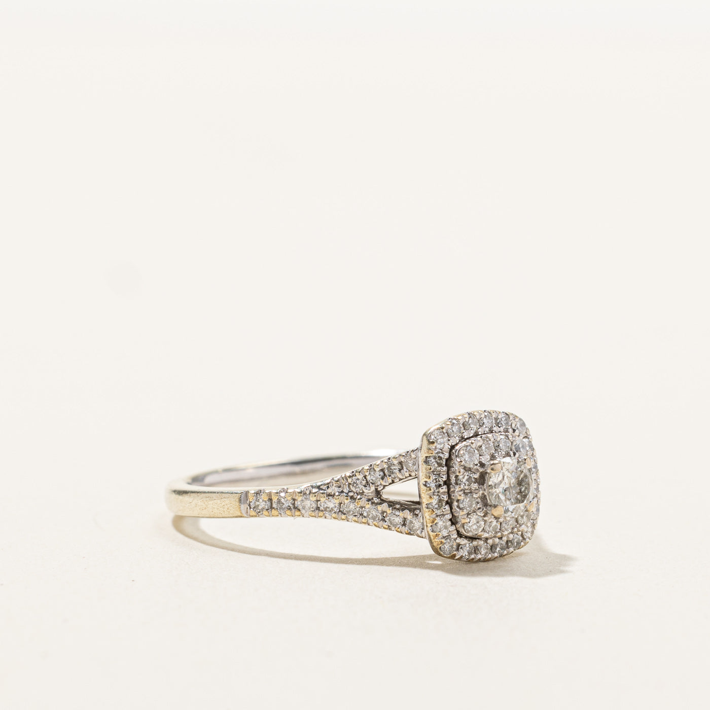 Halo Diamond Engagement Ring | 0.48ctw | SZ 7.25 |