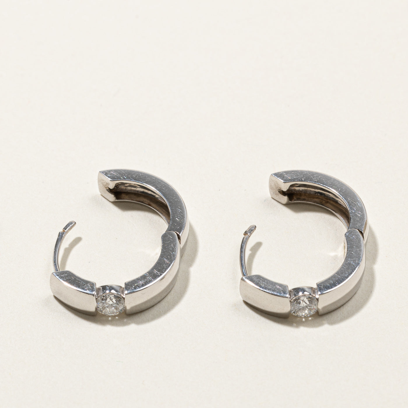 Canadian Diamond Huggie Earrings | 0.50ctw |