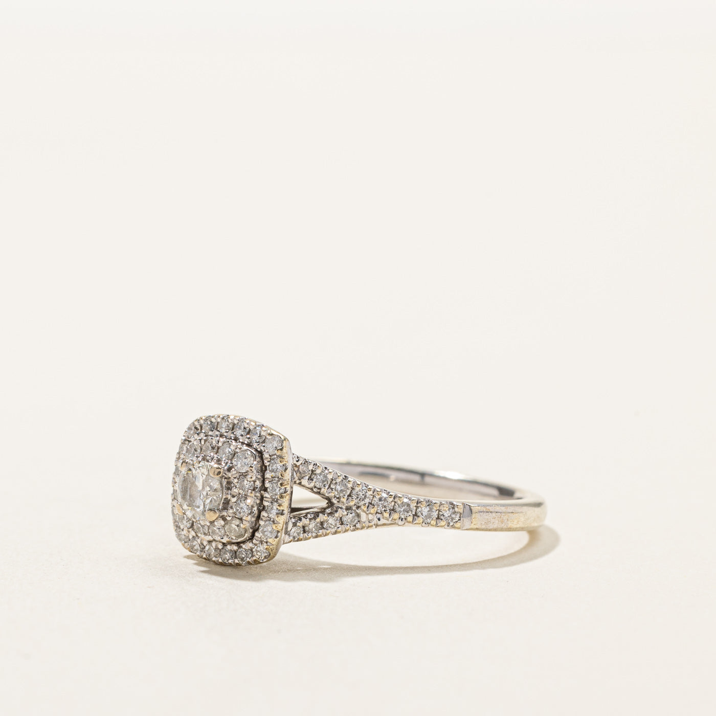 Halo Diamond Engagement Ring | 0.48ctw | SZ 7.25 |