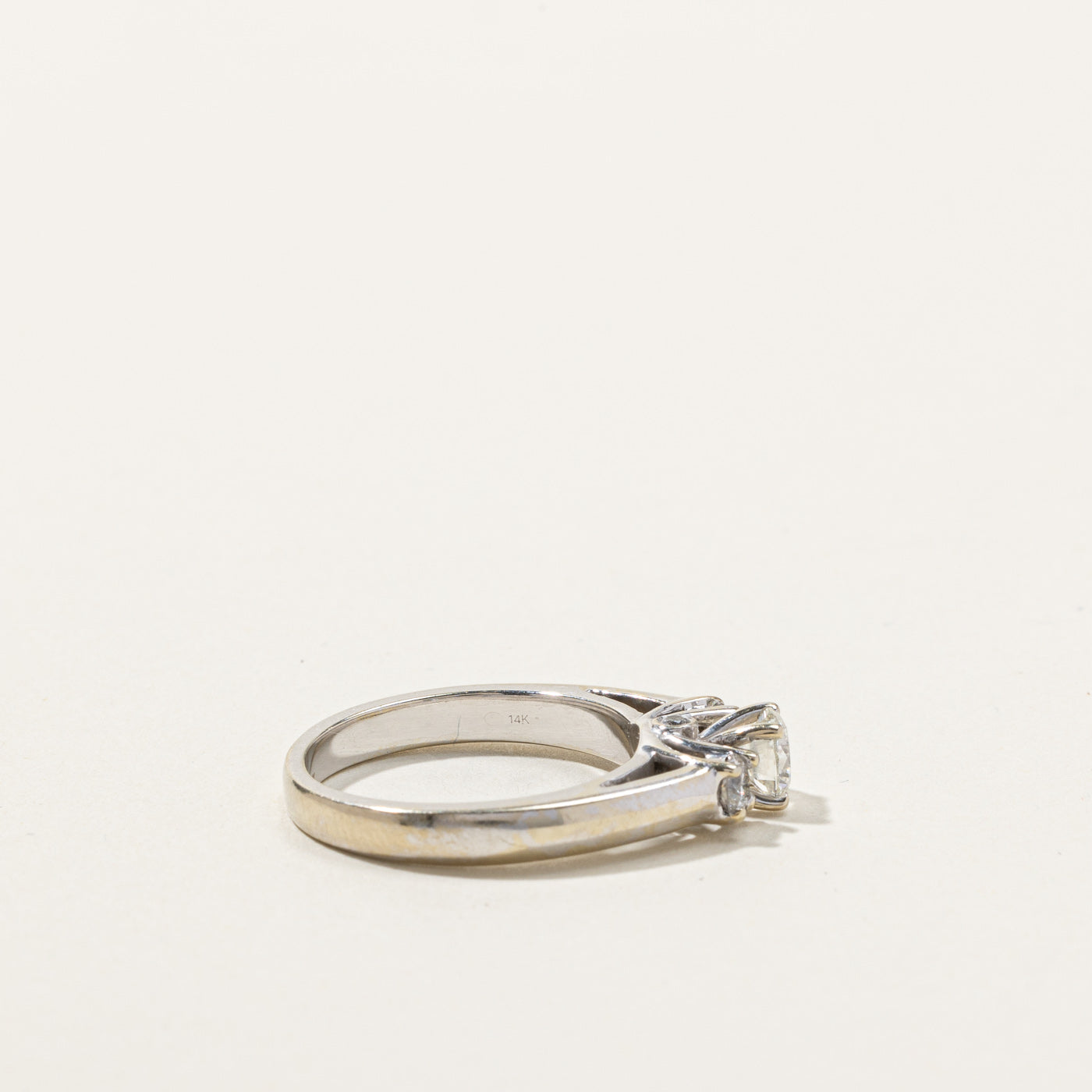 Three Stone Diamond Engagement Ring | 0.77ctw | SZ 7 |