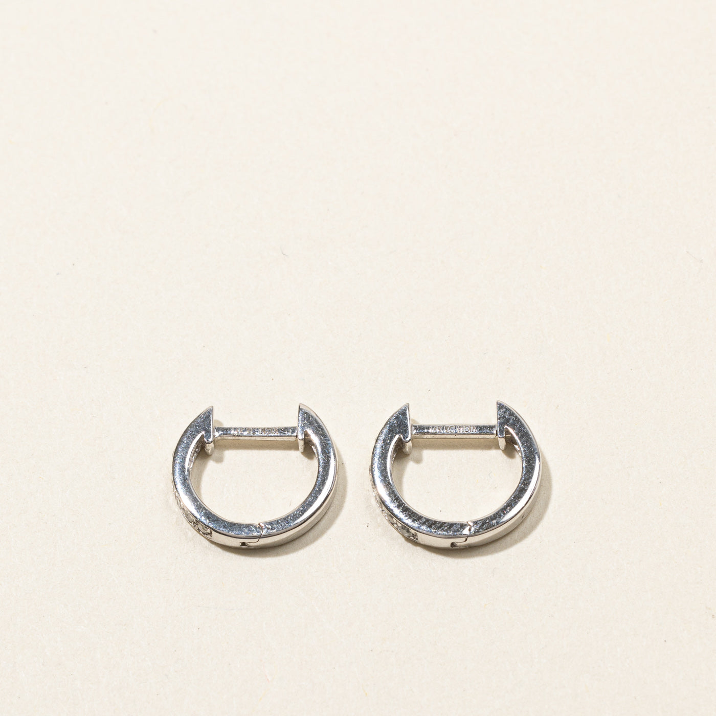 Diamond Huggie Earrings | 0.08ctw |