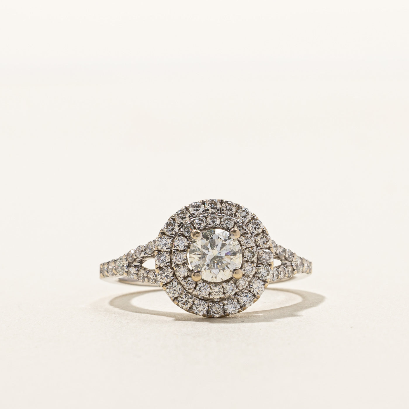 Double Halo Diamond Engagement Ring | 1.16 | SZ 7 |