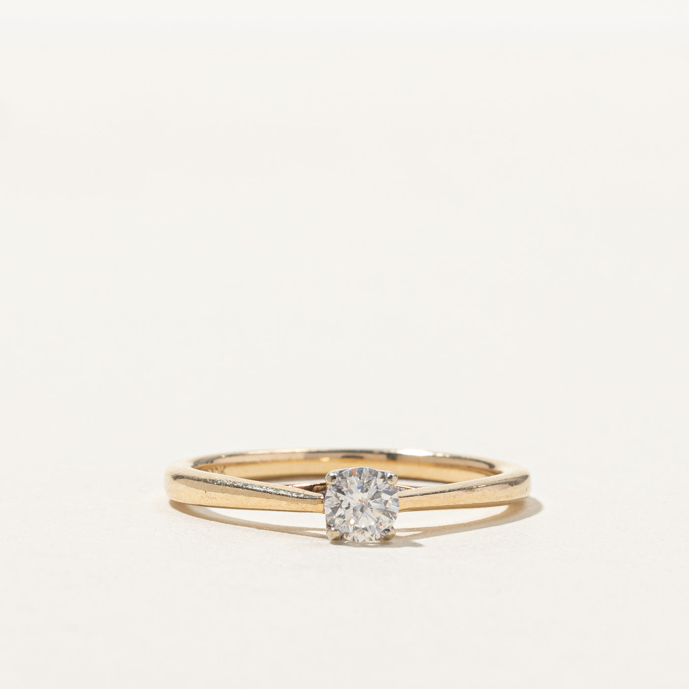 Solitaire Diamond Ring | 0.22ct | SZ 6.5 |