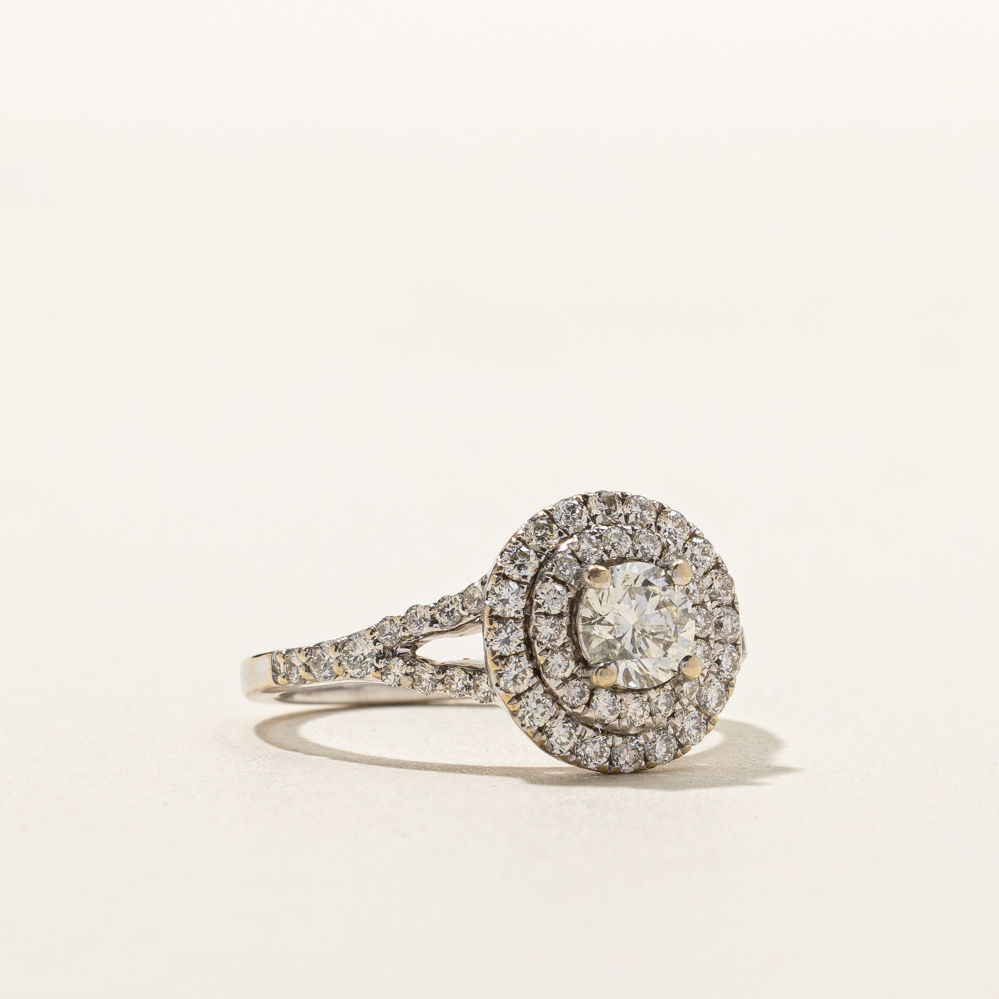 Double Halo Diamond Engagement Ring | 1.16 | SZ 7 |