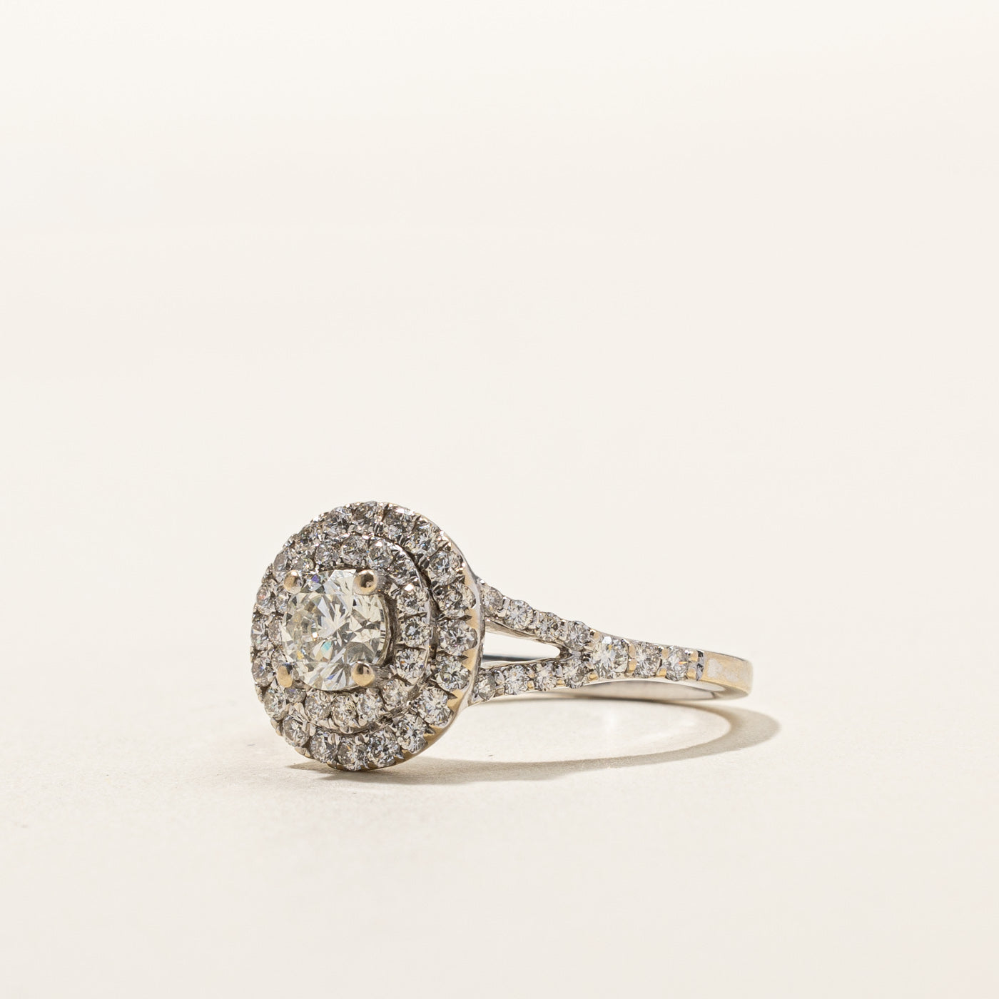 Double Halo Diamond Engagement Ring | 1.16 | SZ 7 |