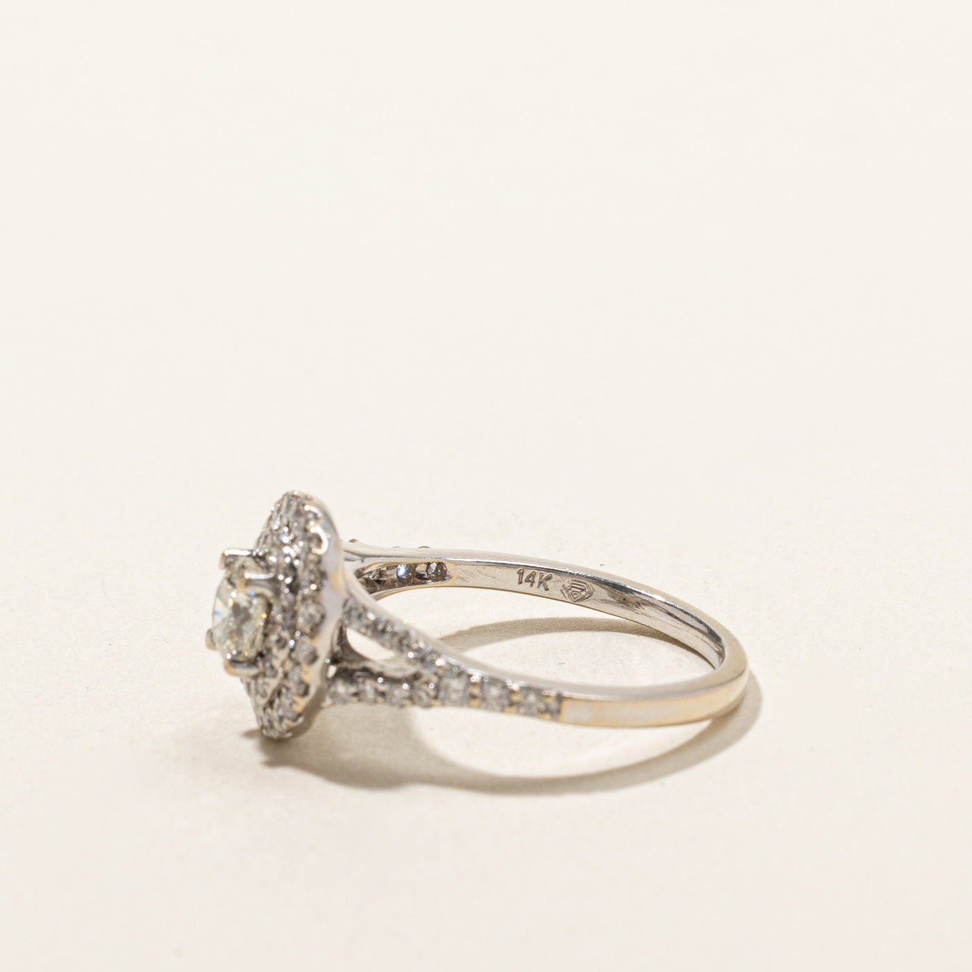 Double Halo Diamond Engagement Ring | 1.16 | SZ 7 |
